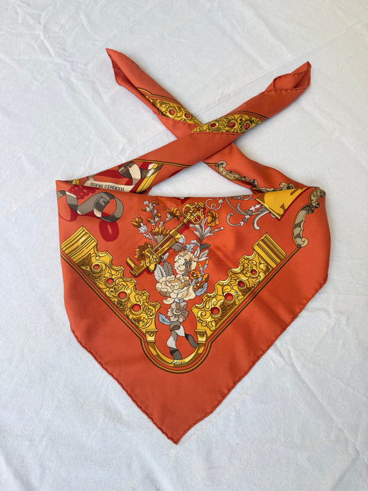 Foulard Hermès – Modèle Copeaux