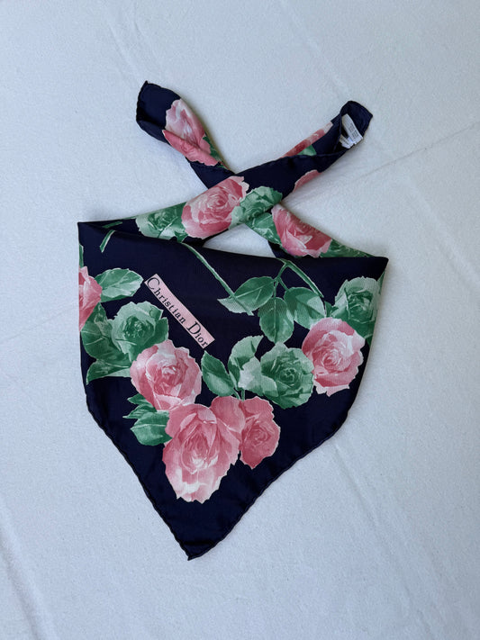 Christian Dior Scarf – Floral patterns