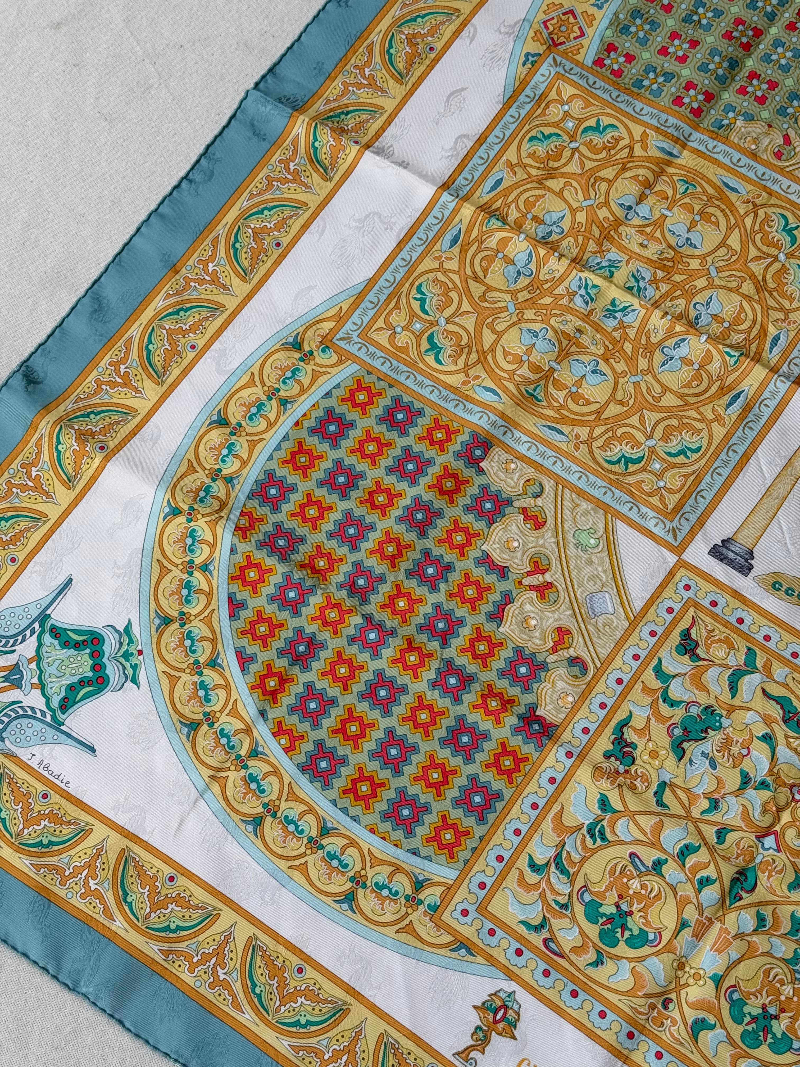 Foulard Hermès – Modèle Ciels Byzantins