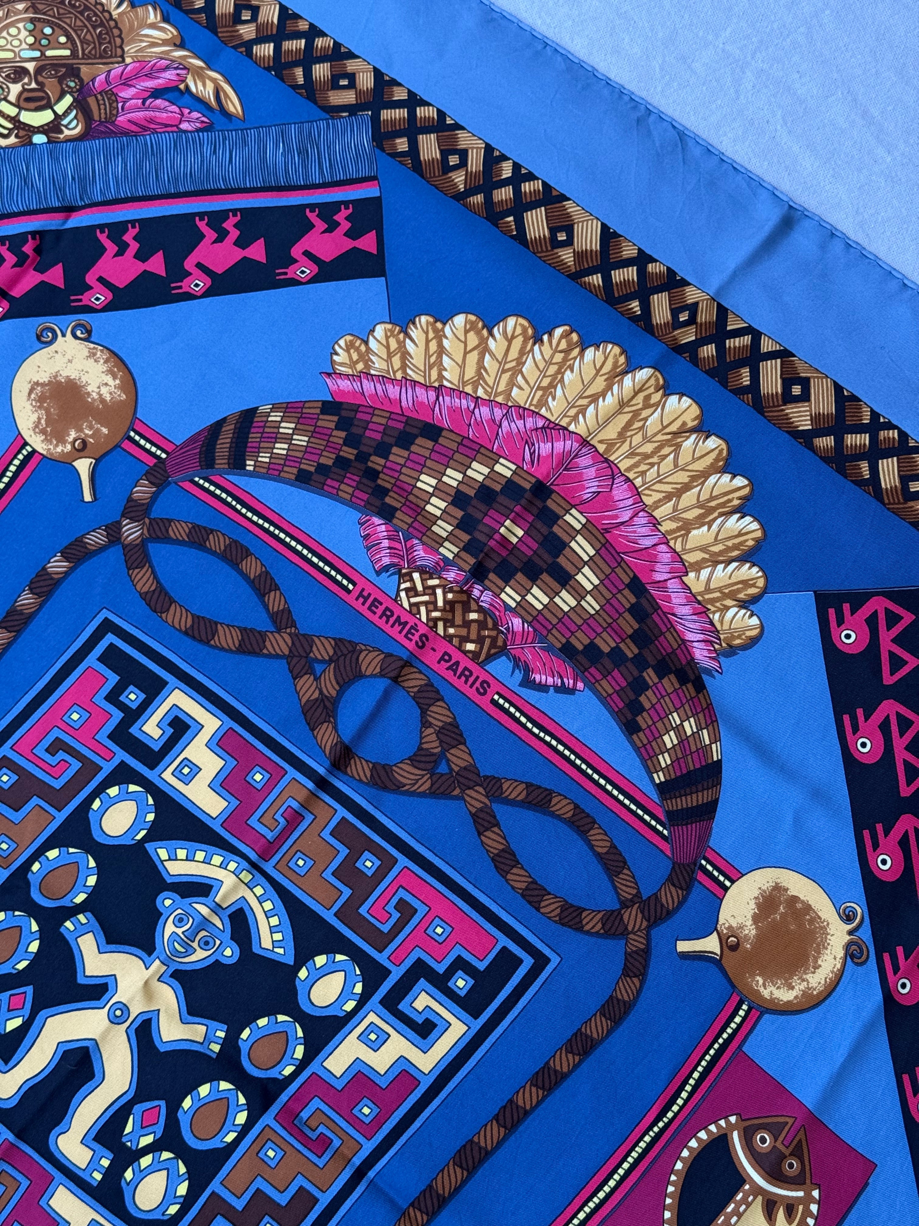 Foulard Hermès – Modèle Huaca Piru