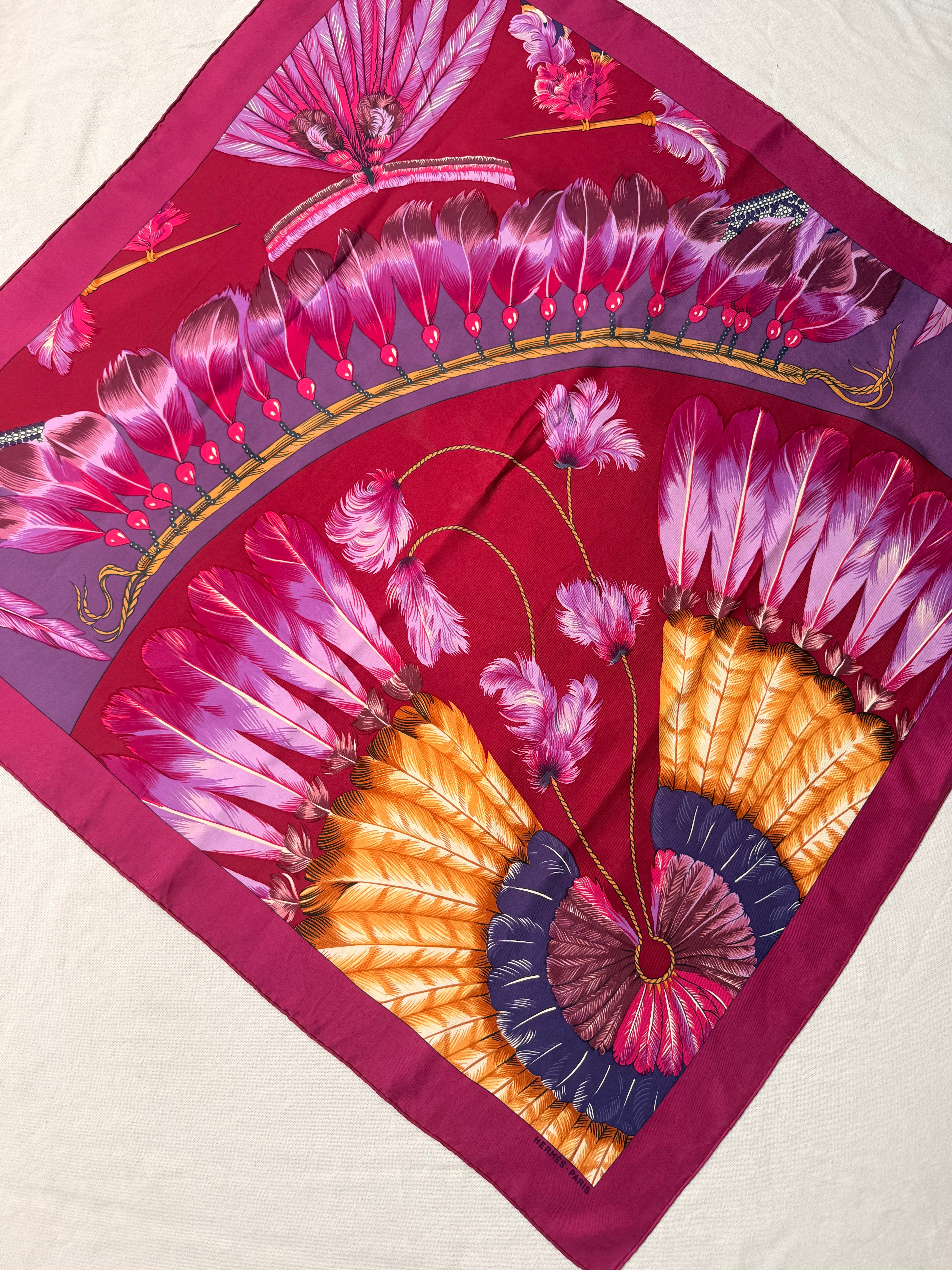 Foulard Hermès – Modèle Brazil (Détail)