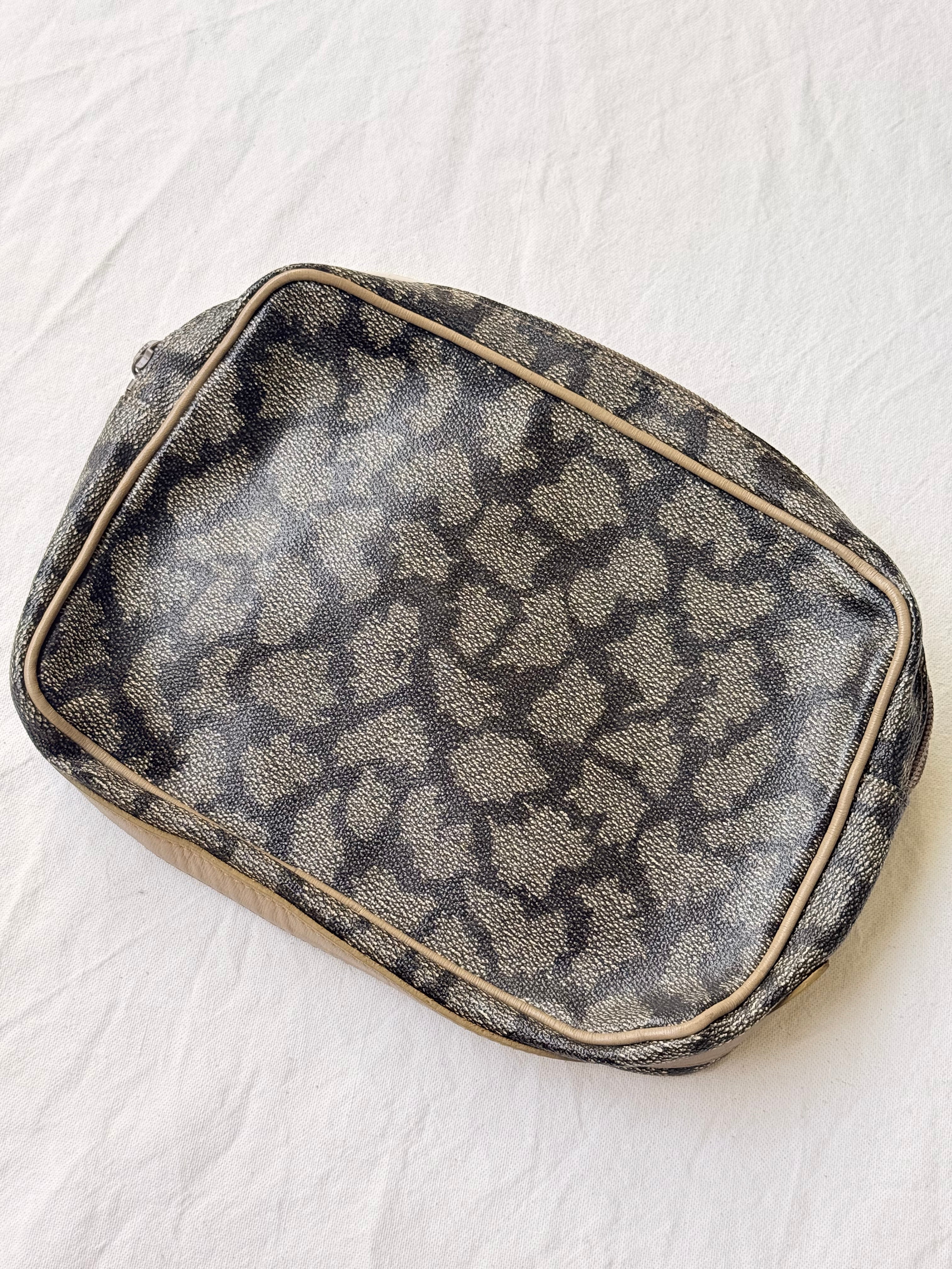 Trousse Yves Saint Laurent vintage - motif animalier