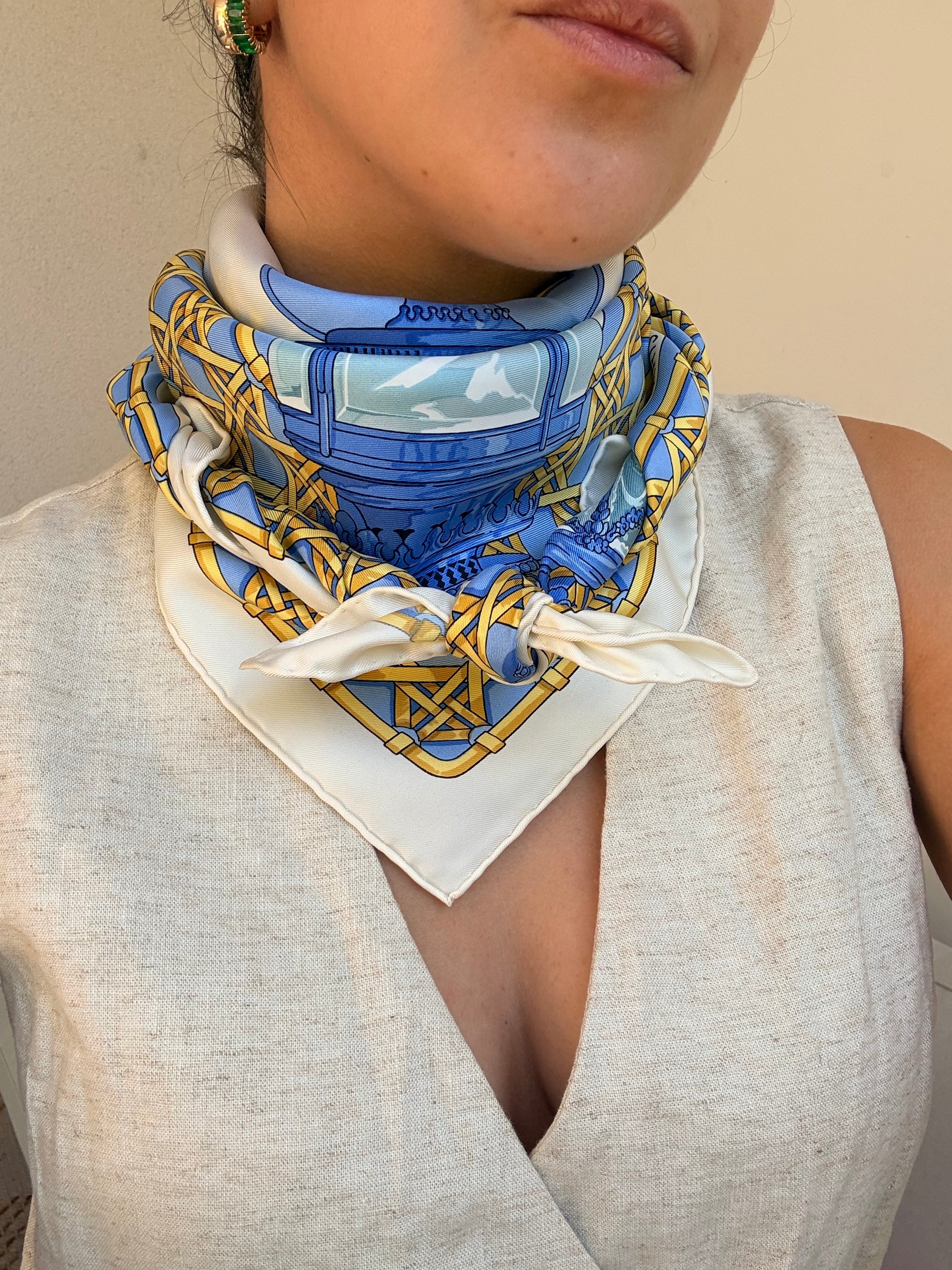 Foulard Hermès – Modèle Feux de Route