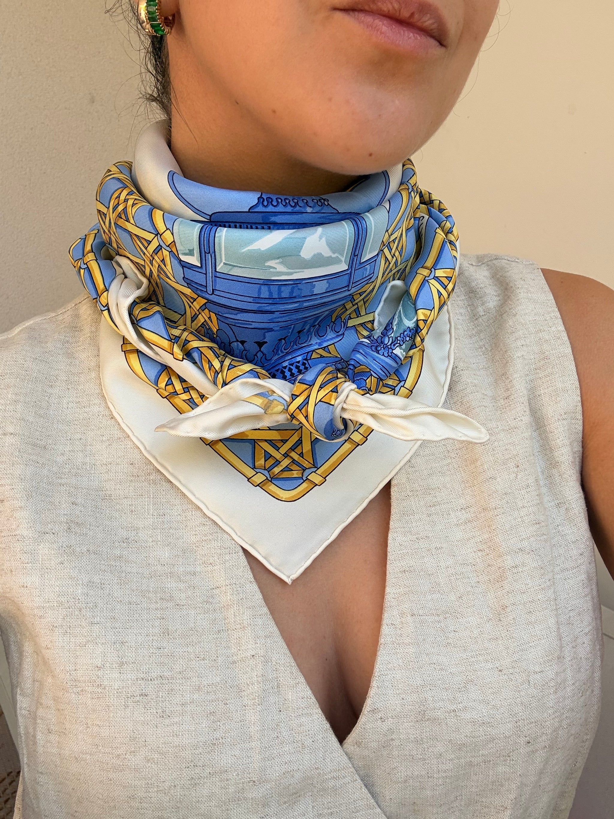 Foulard Hermès – Modèle Feux de Route