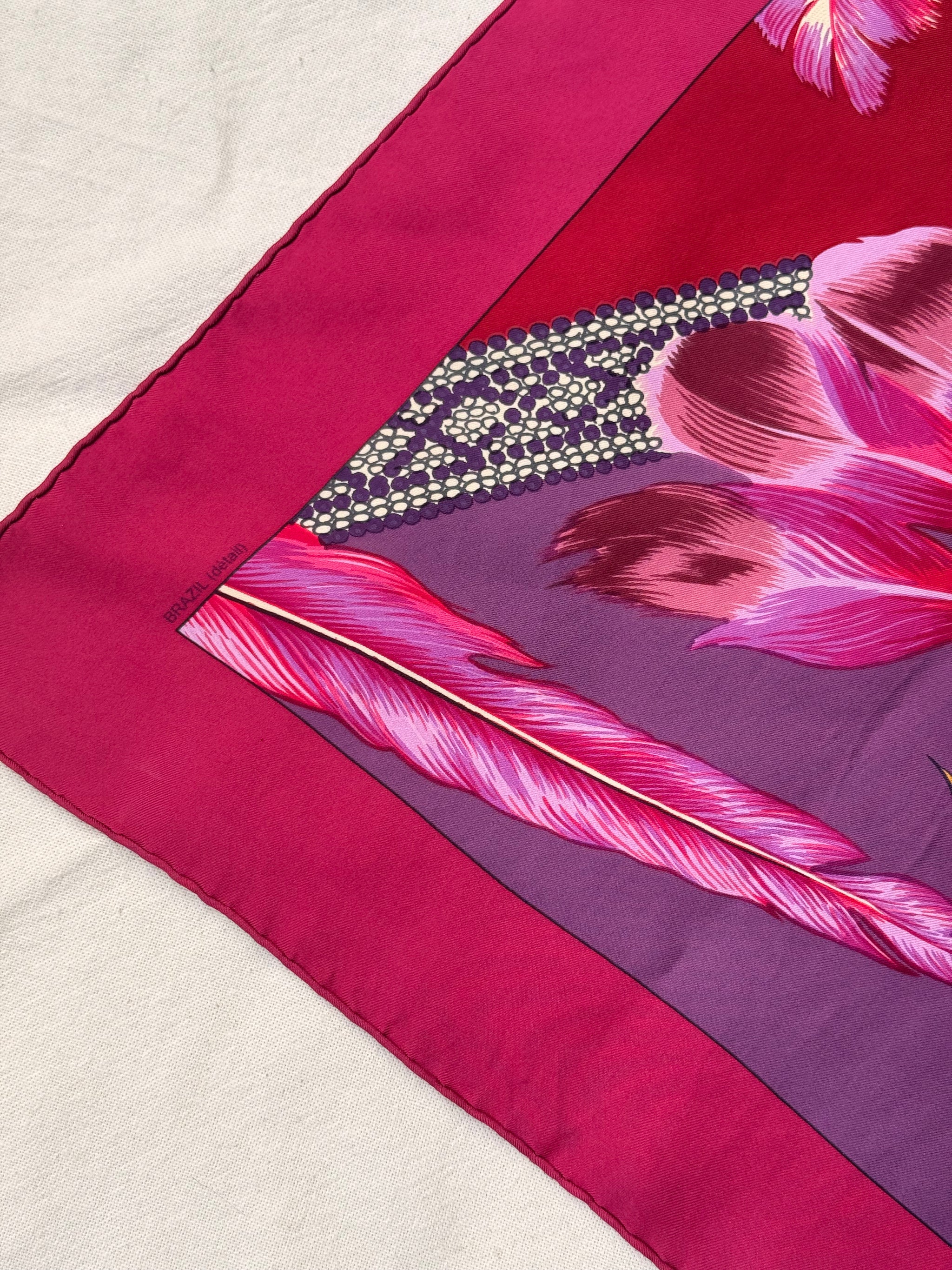 Foulard Hermès – Modèle Brazil (Détail)