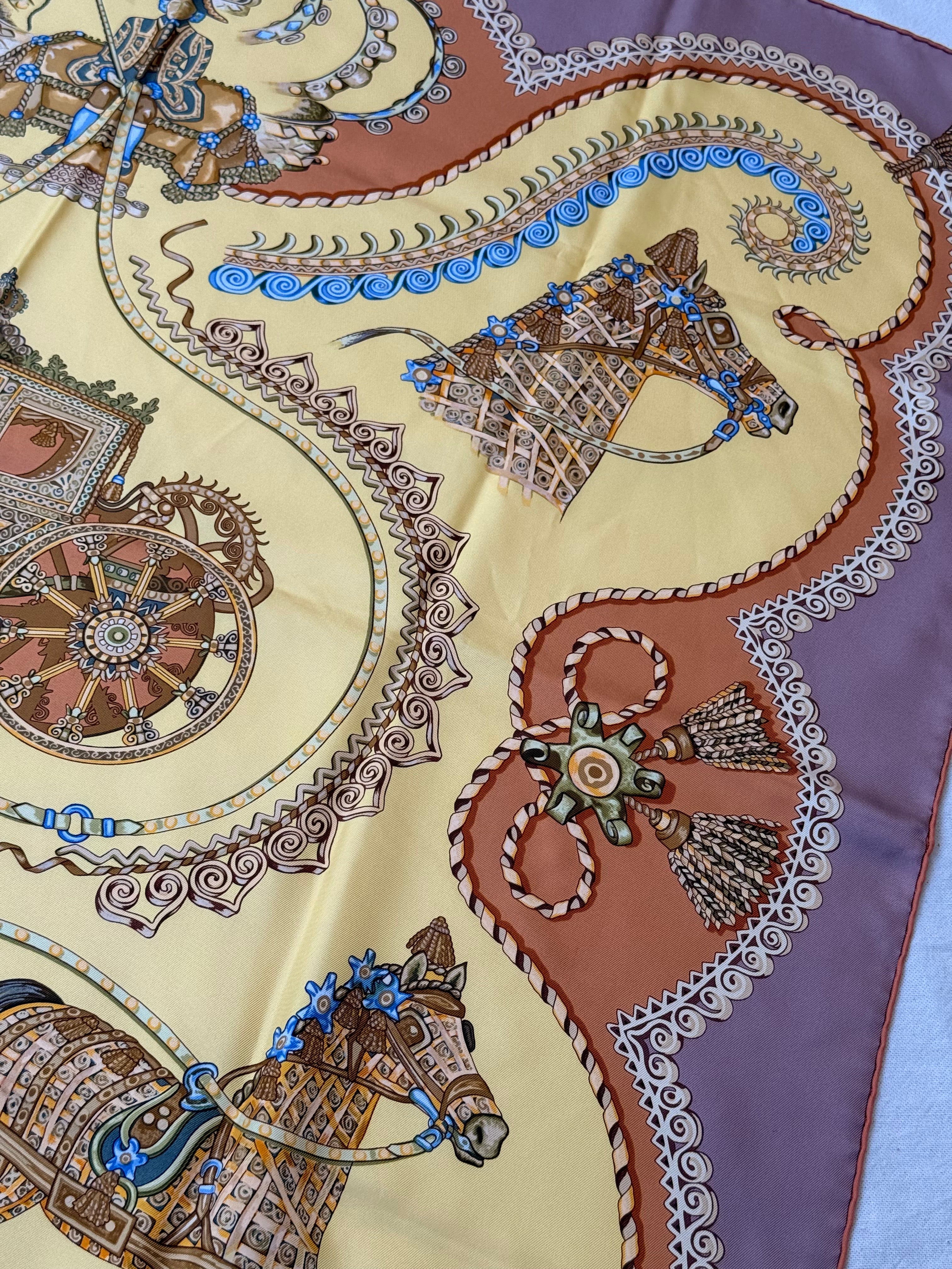 Foulard Hermès – Modèle Paperoles