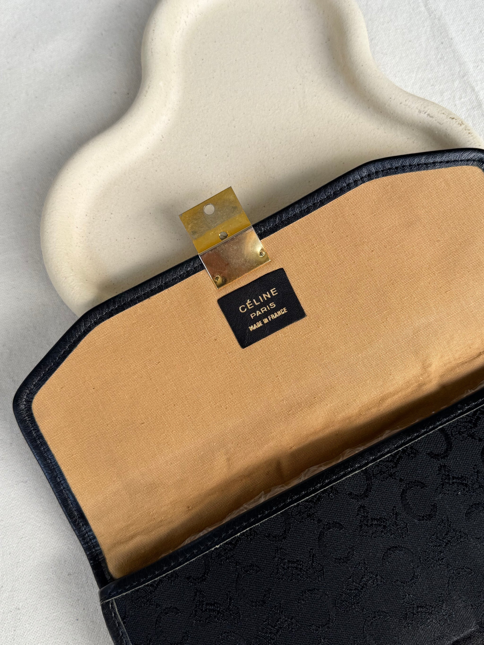 Pochette Céline vintage - Toile noire