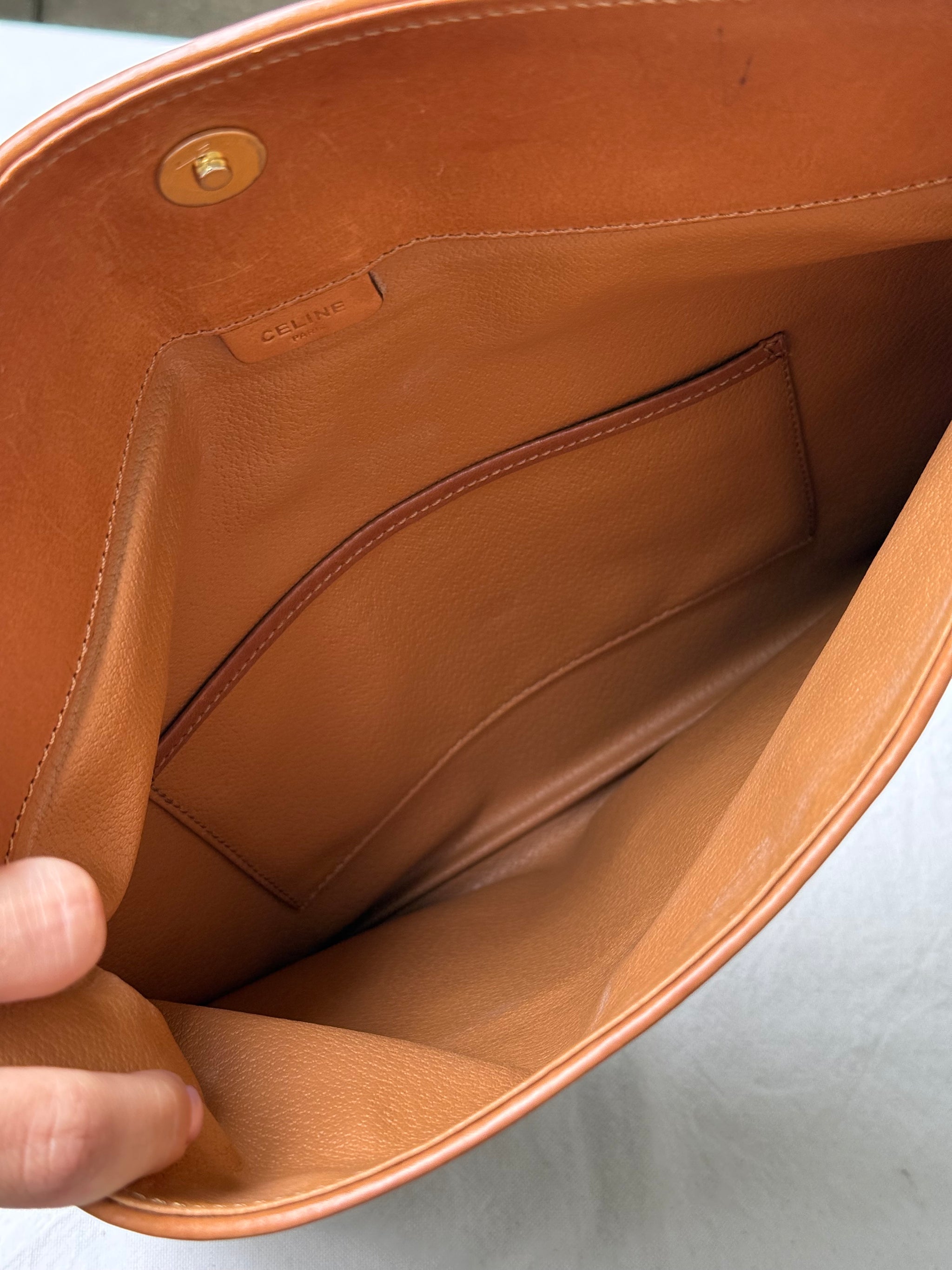 Pochette Céline vintage - Toile triomphe