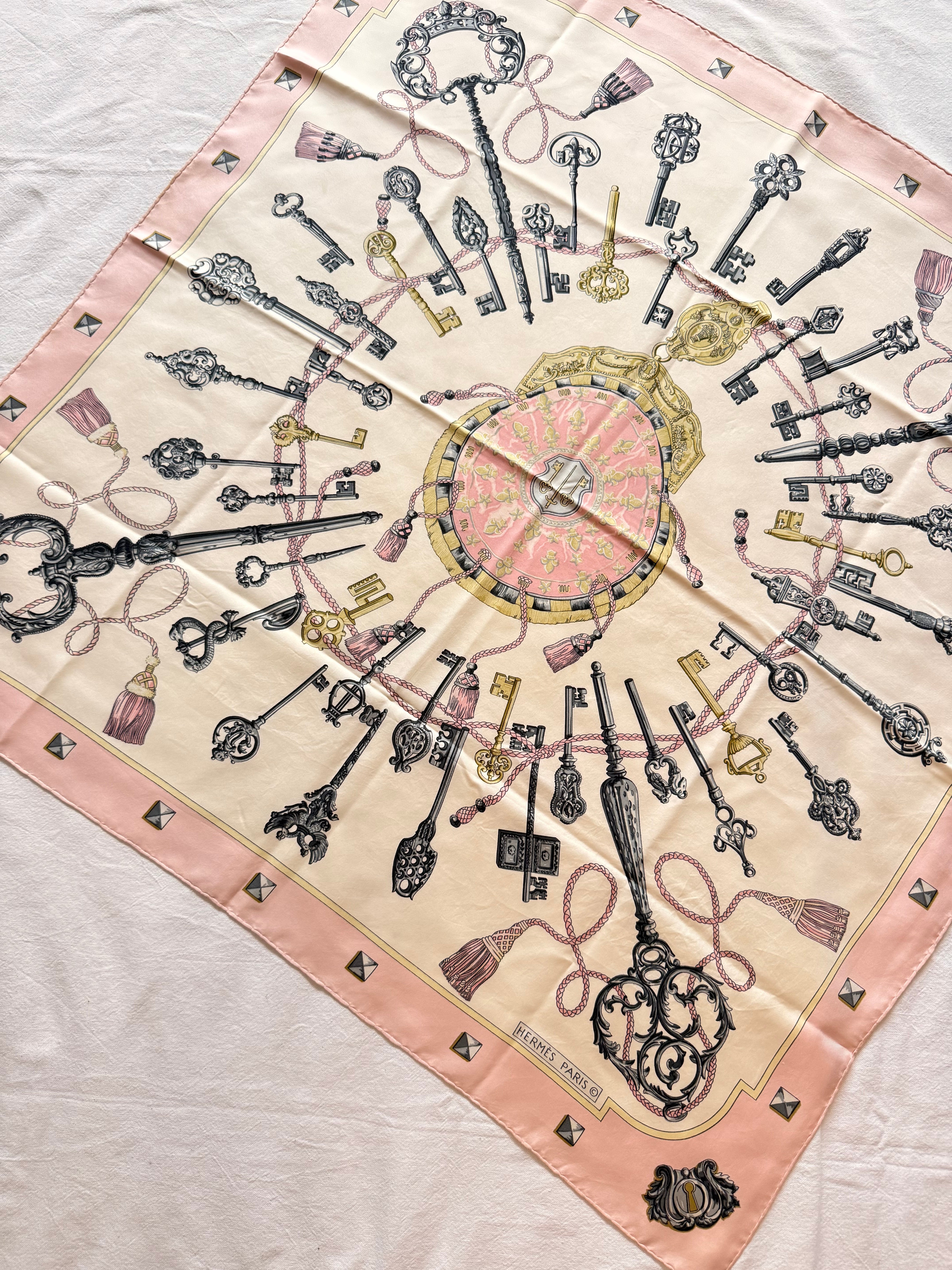 Foulard Hermès – Modèle Les Clés