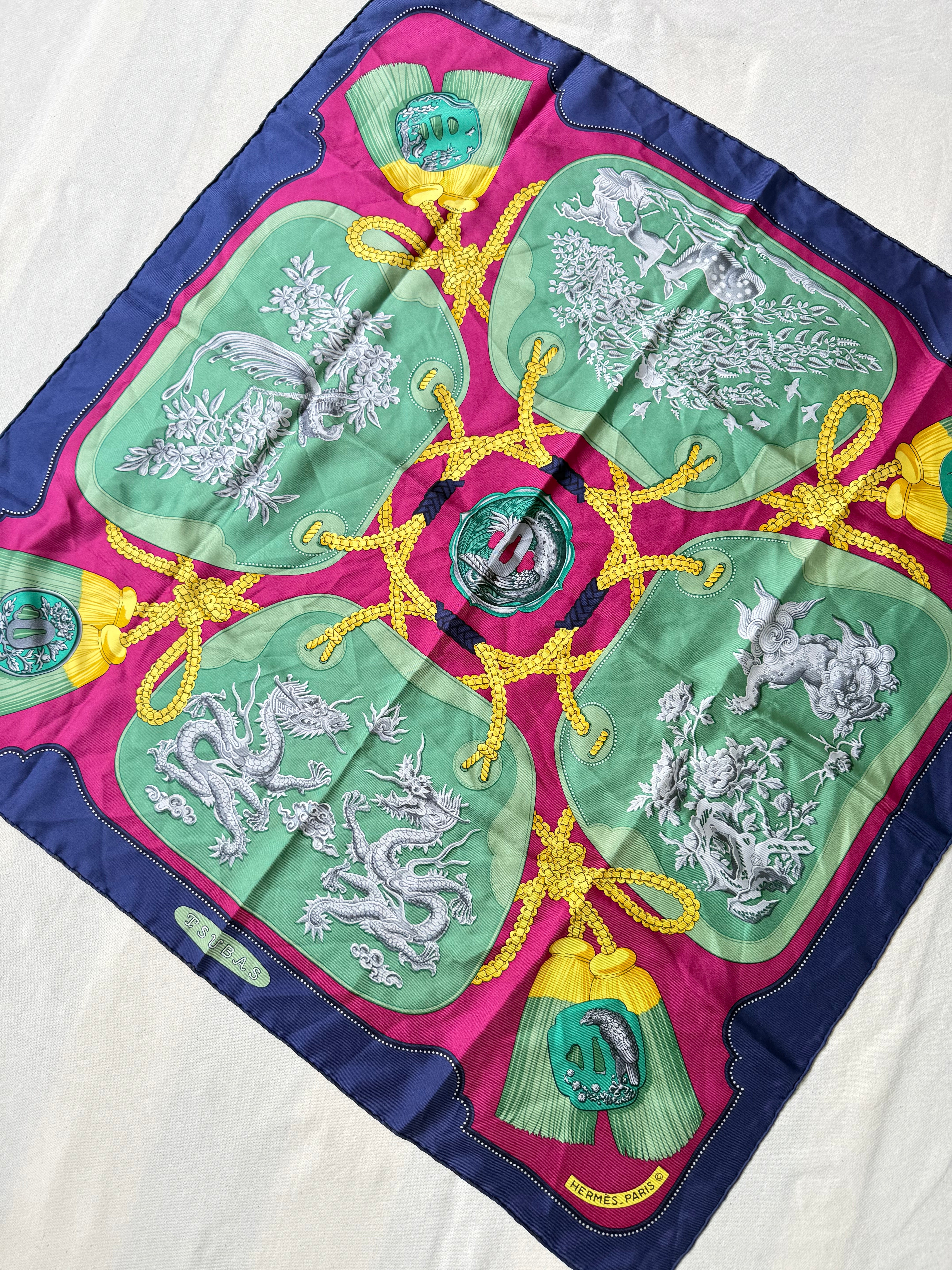 Foulard Hermès – modèle Tsubas