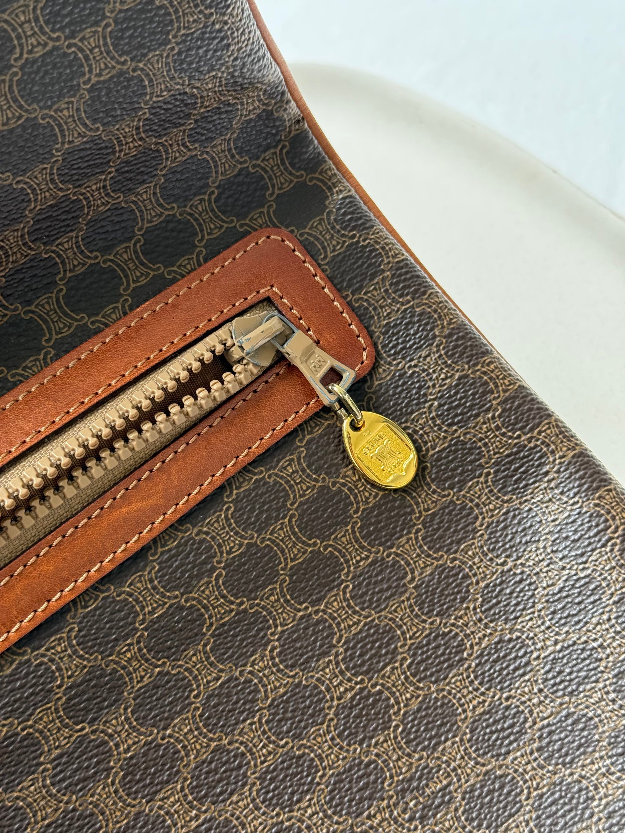 Pochette Céline vintage - Toile triomphe