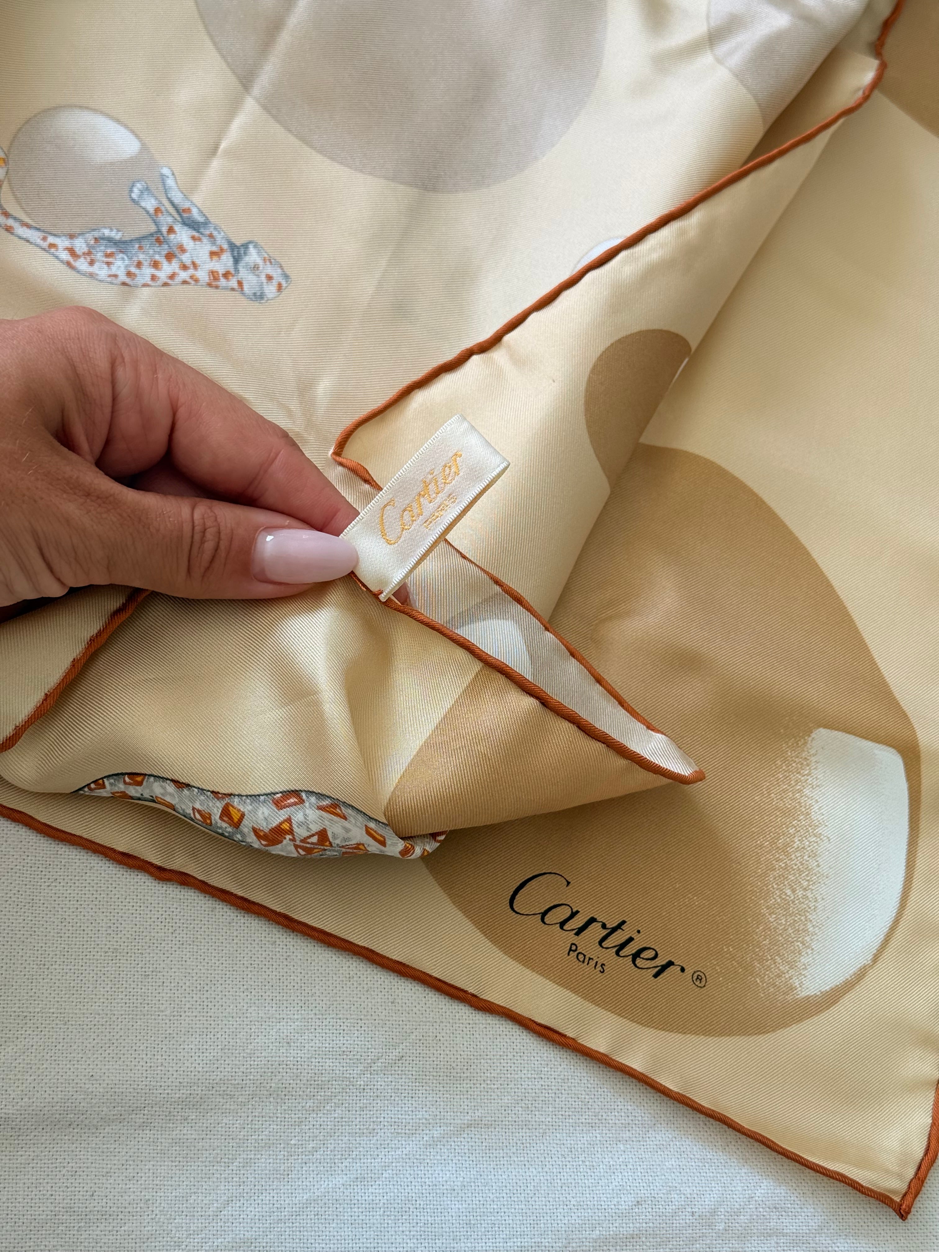 Foulard Cartier – Panthère joaillerie