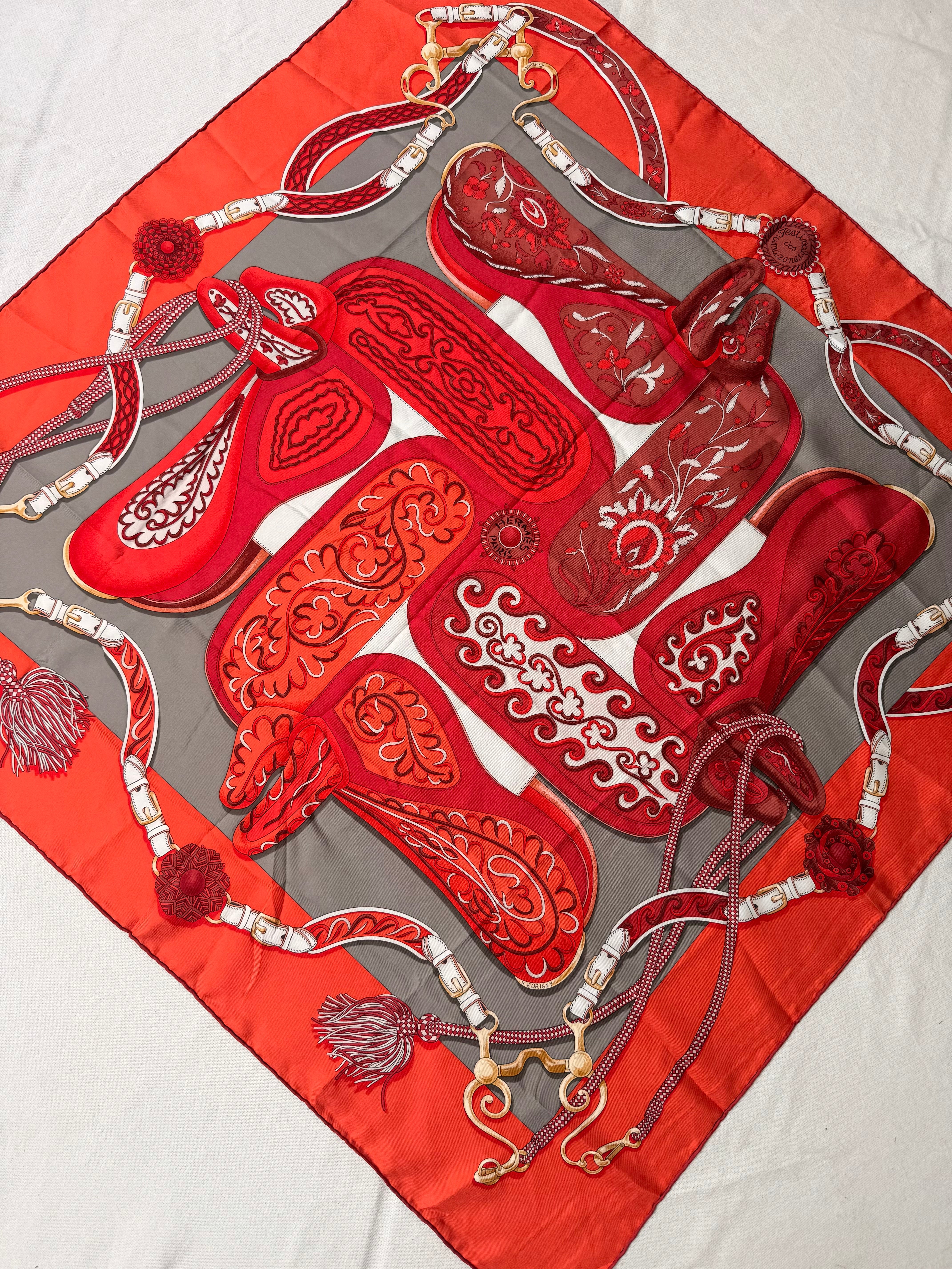 Foulard Hermès – Modèle Festival des Amazones