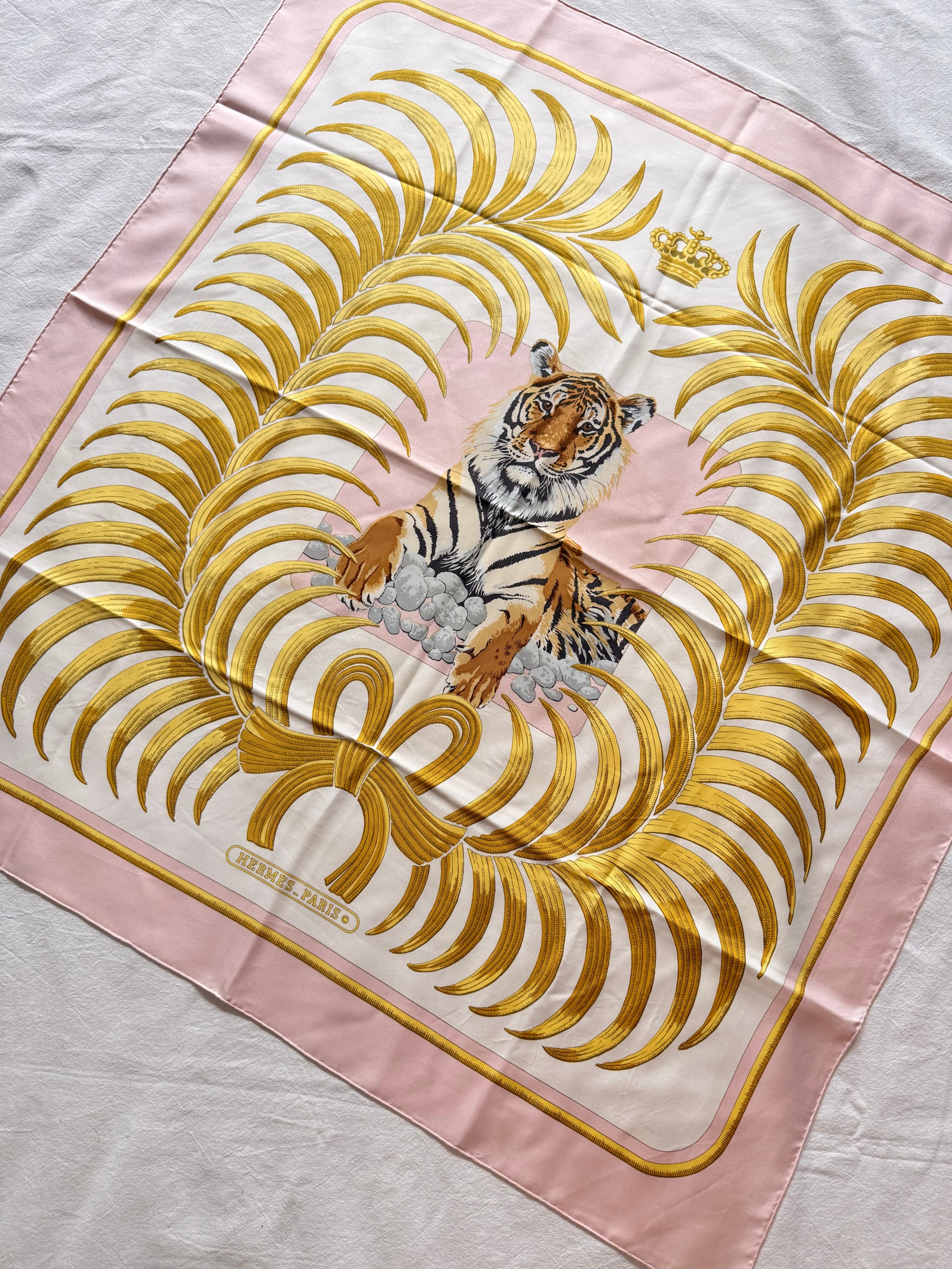 Foulard Hermès – Modèle Tigre Royal