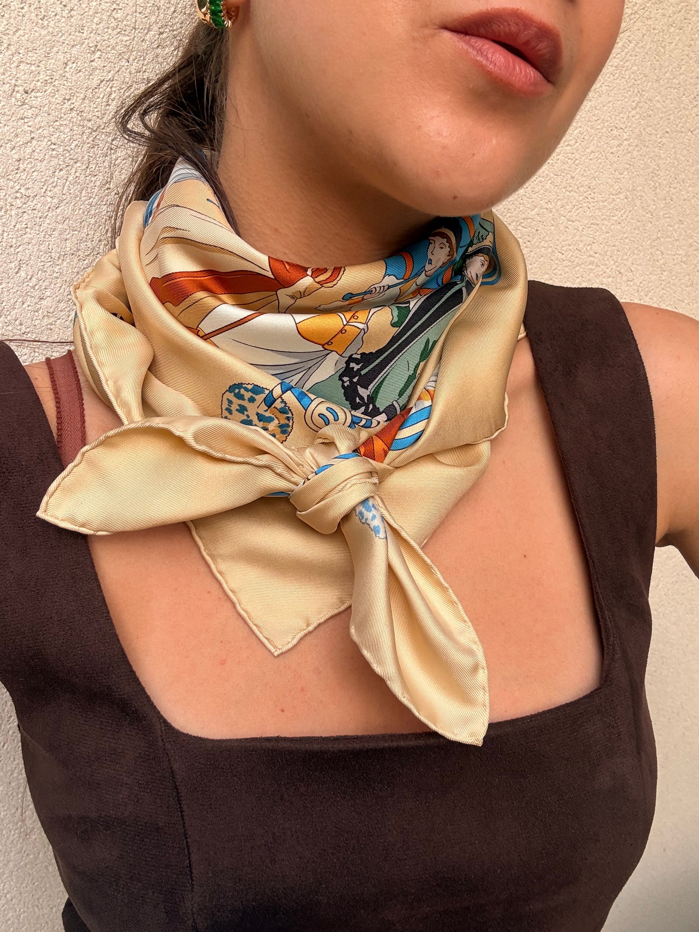 Foulard Hermès – Modèle Ombrelles et Parapluies