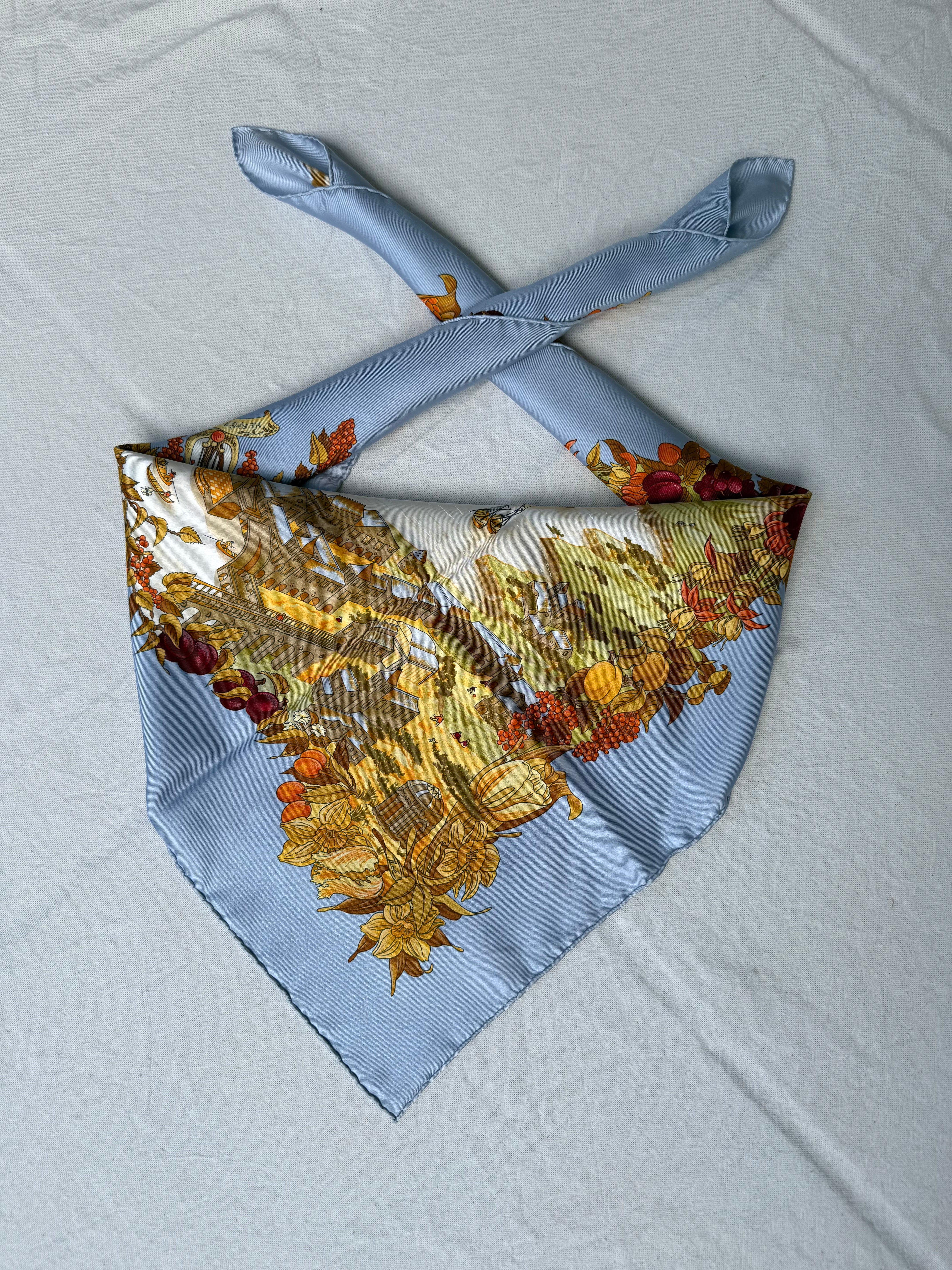 Foulard Hermès – Modèle Au pays de Cocagne