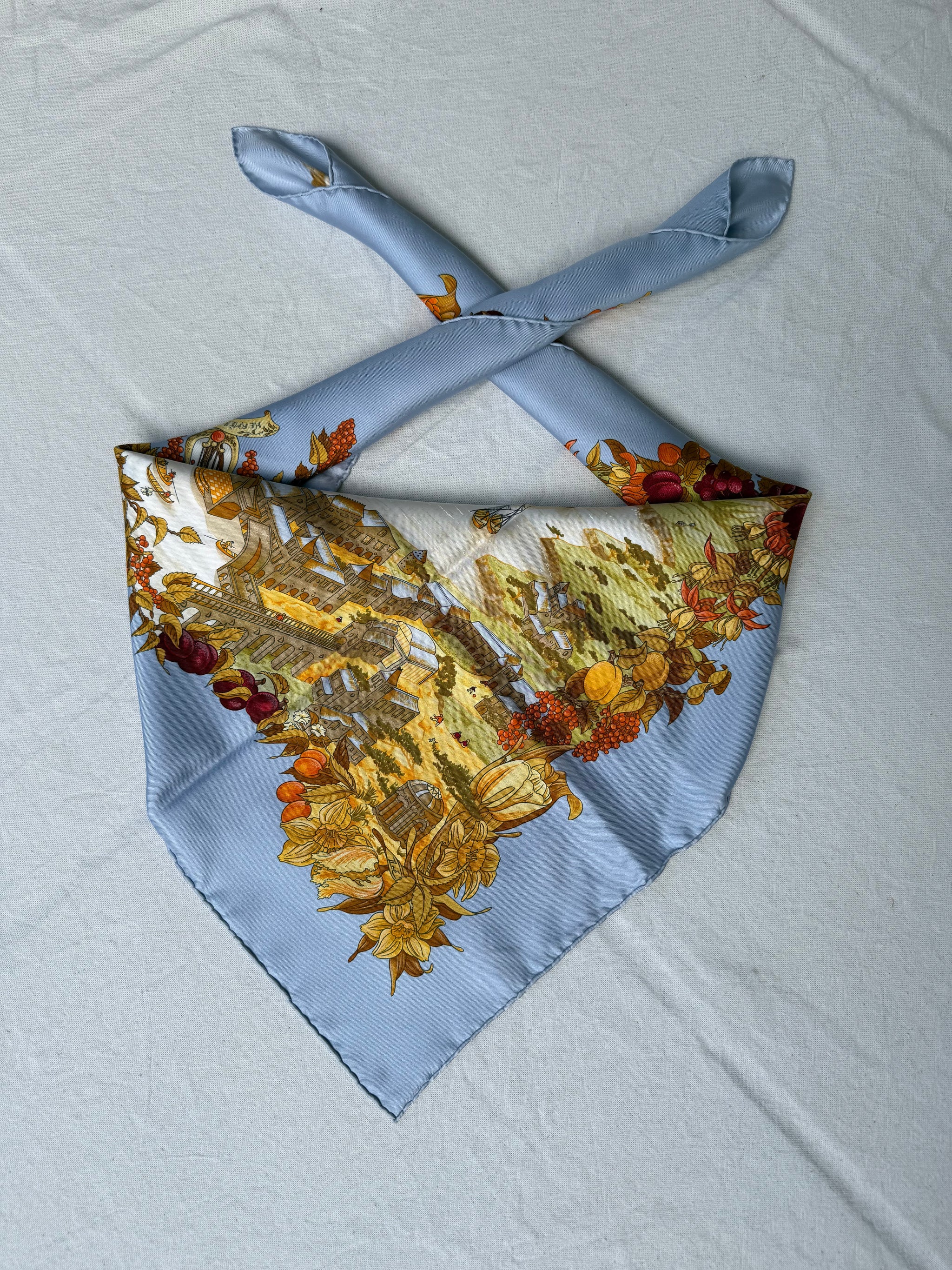 Foulard Hermès – Modèle Au pays de Cocagne
