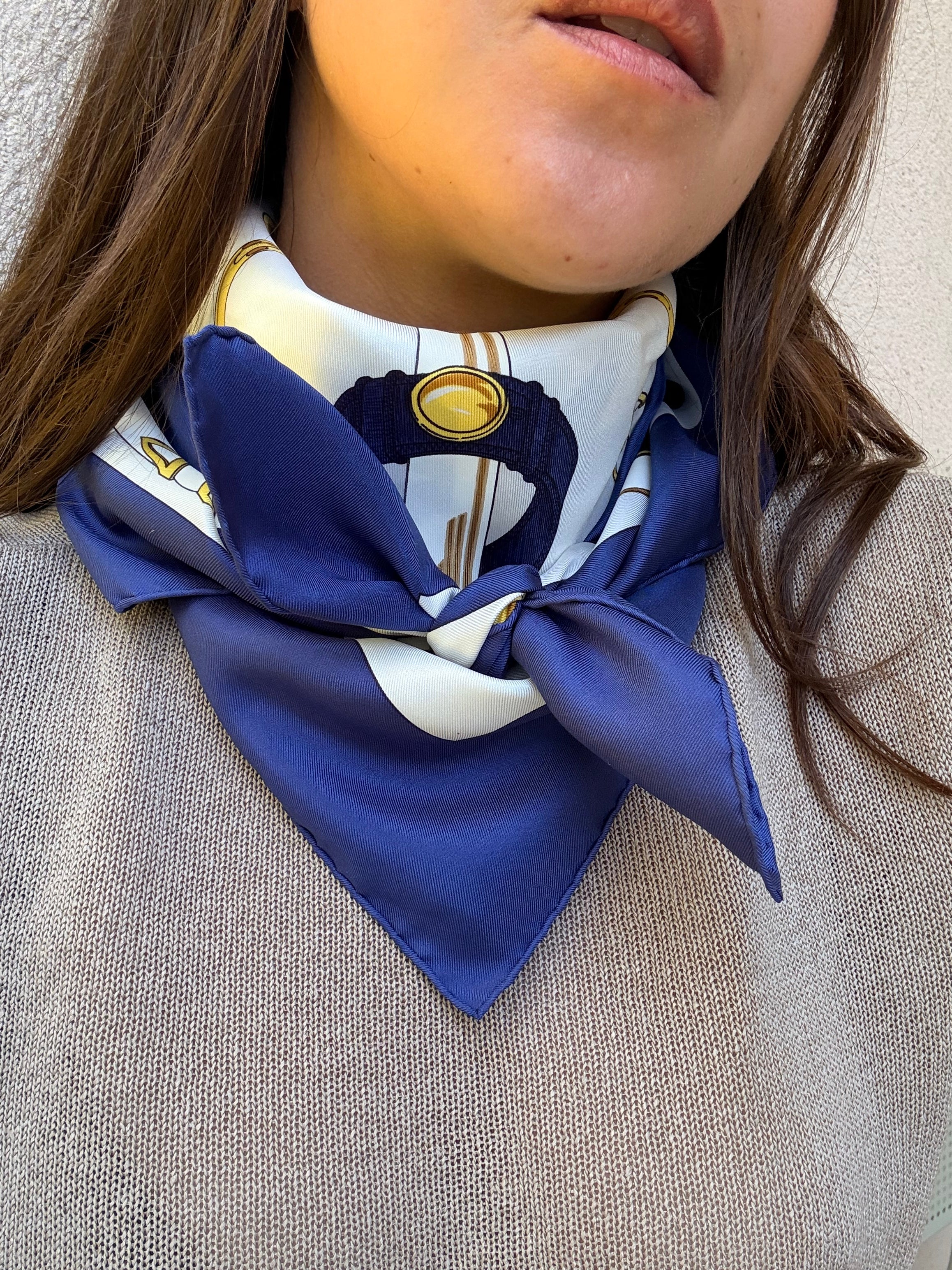 Foulard Hermès – Modèle Éperon d’Or