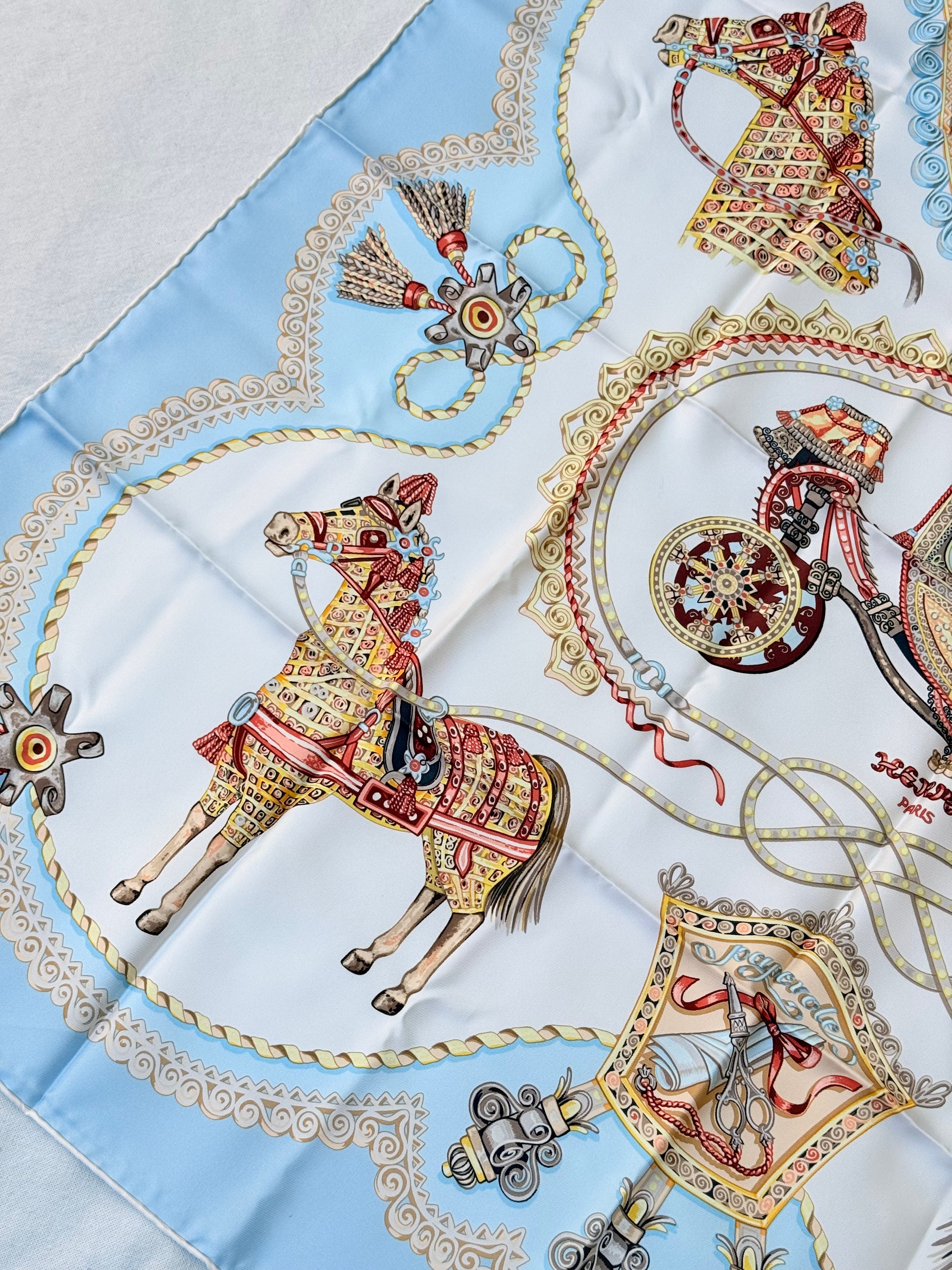 Foulard Hermès – Modèle Paperoles