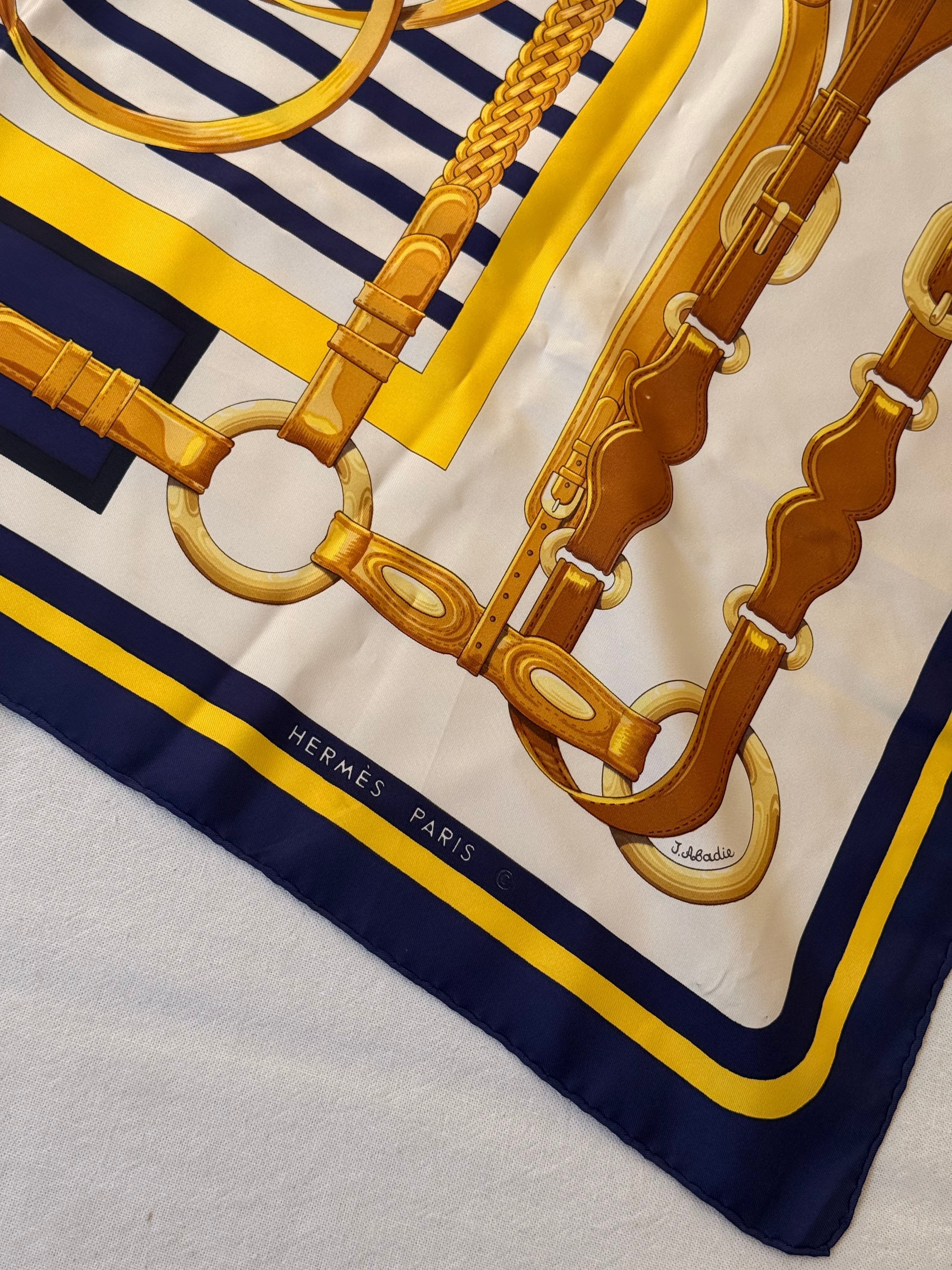 Foulard Hermès – Modèle Coaching