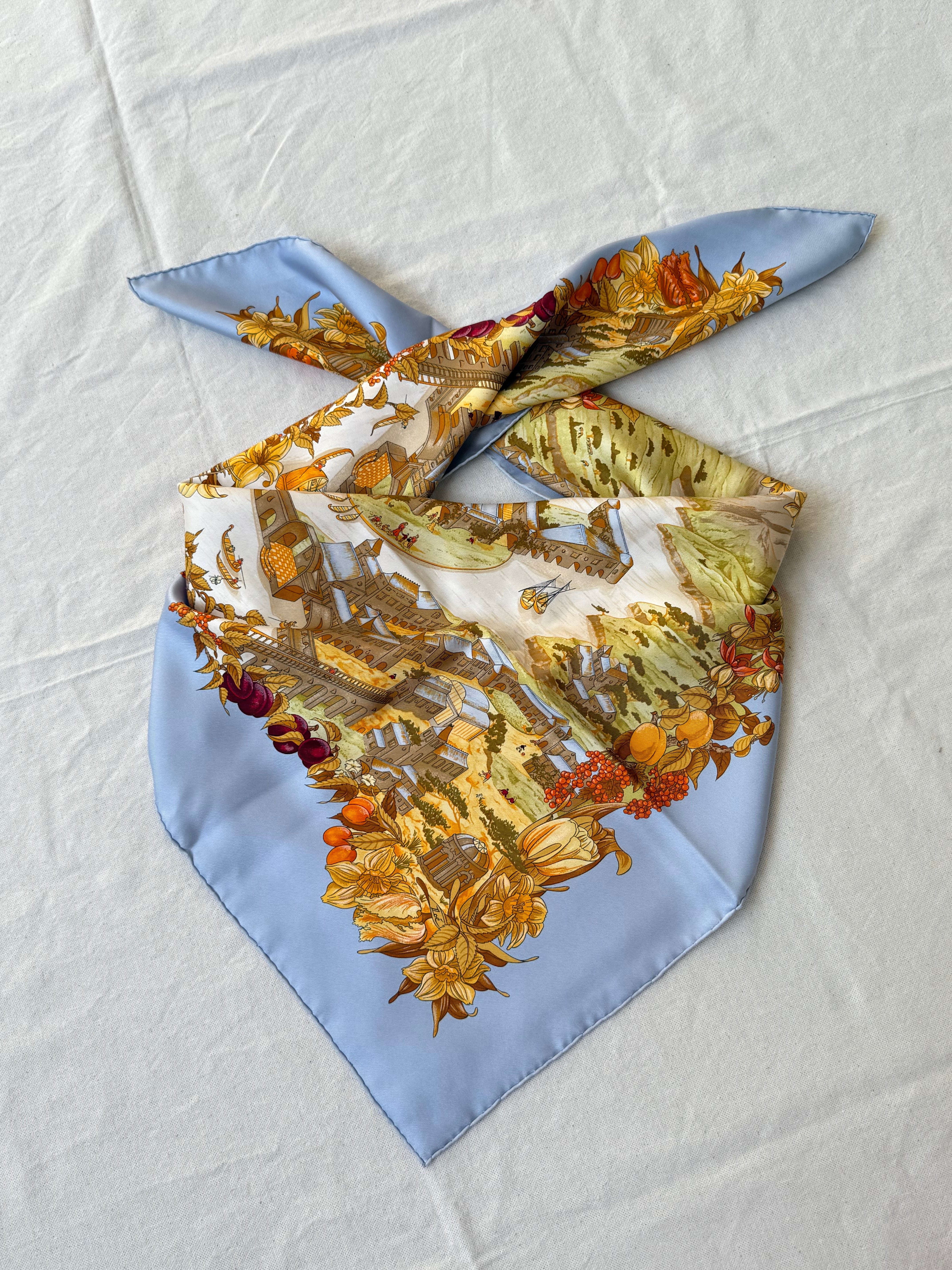 Foulard Hermès – Modèle Au pays de Cocagne
