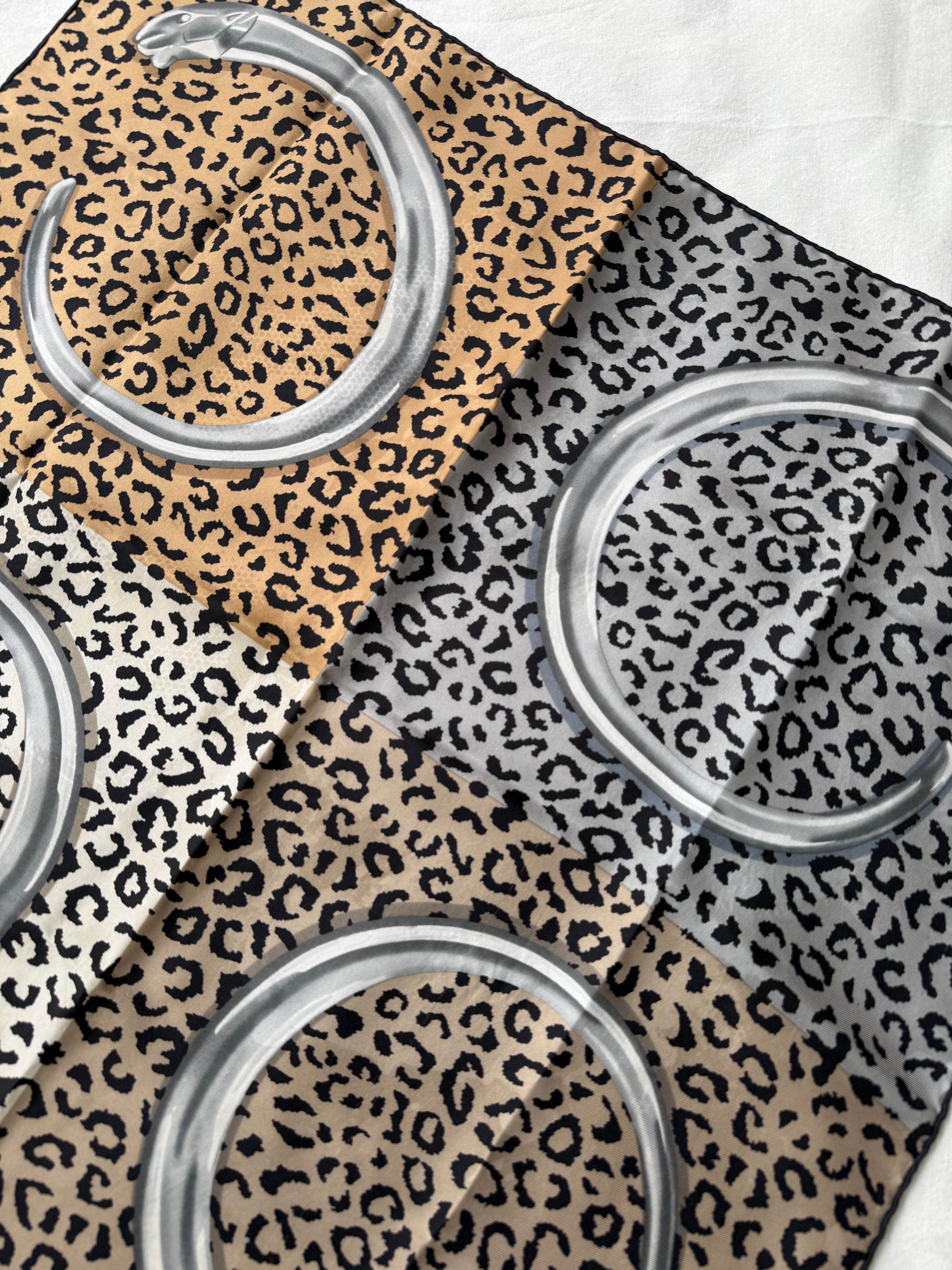 Foulard Cartier – Motif panthère