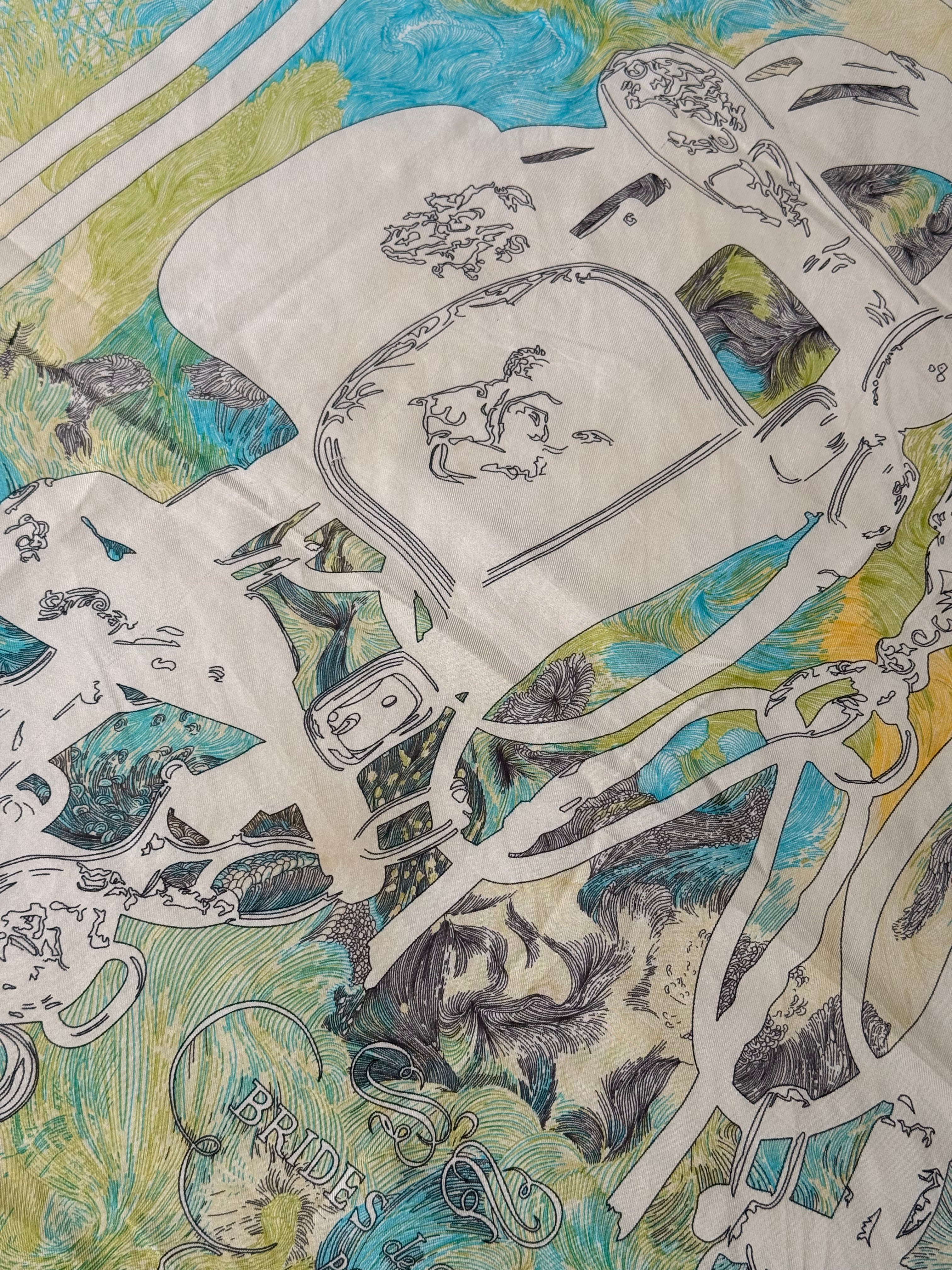 Foulard Hermès – Modèle Bride de Gala en Finesse