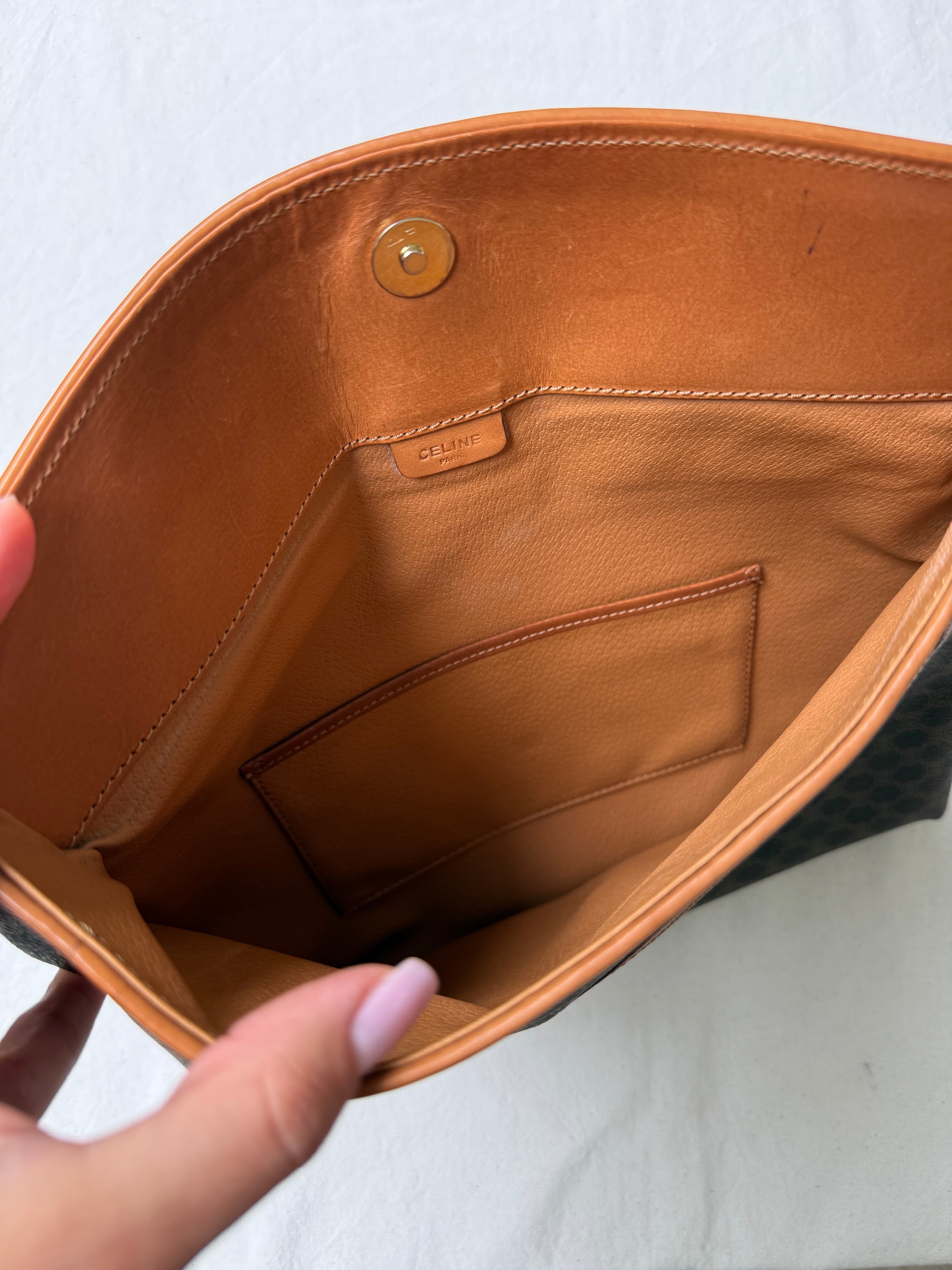 Pochette Céline vintage - Toile triomphe