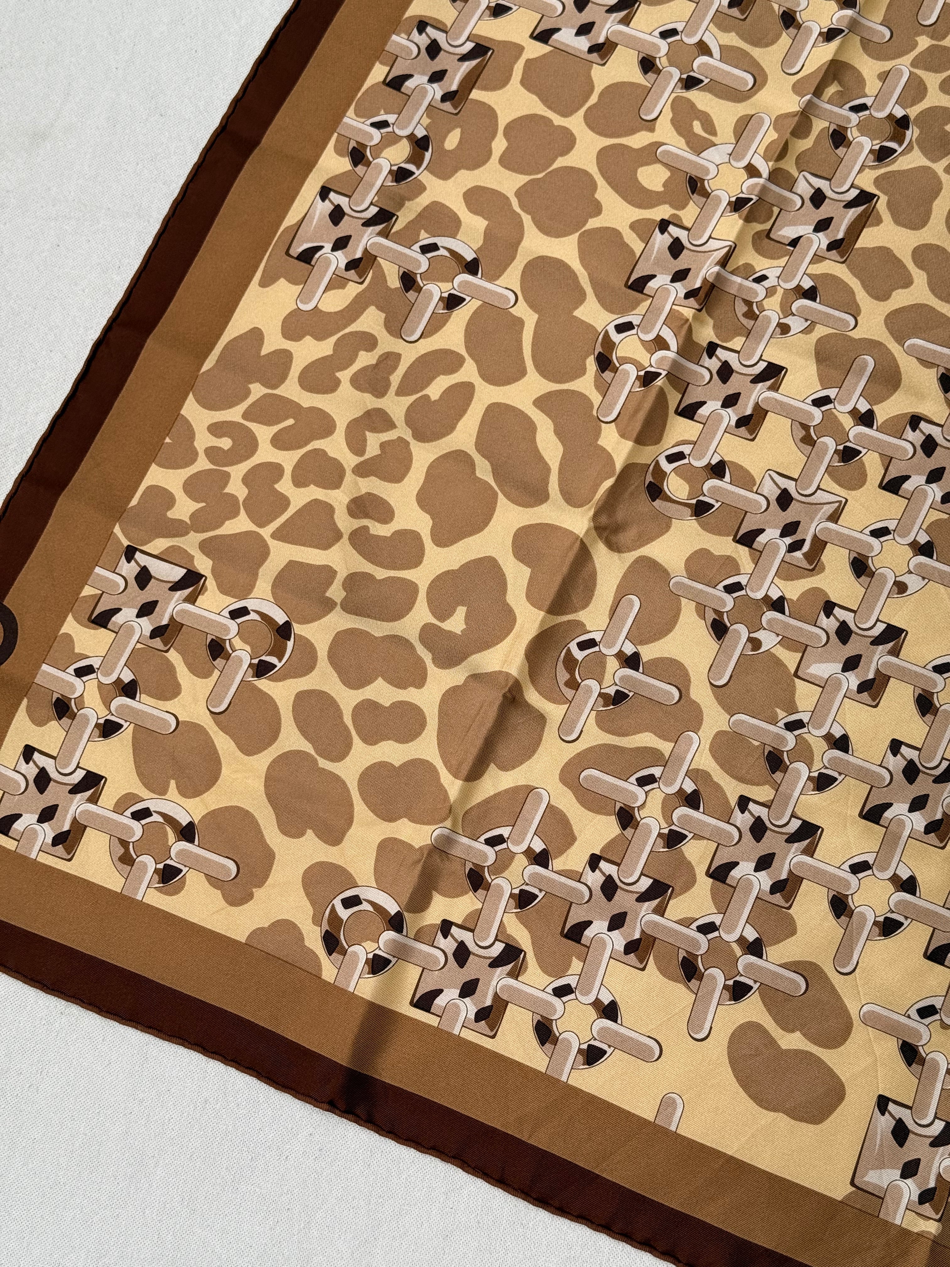 Foulard Cartier – Motifs panthères