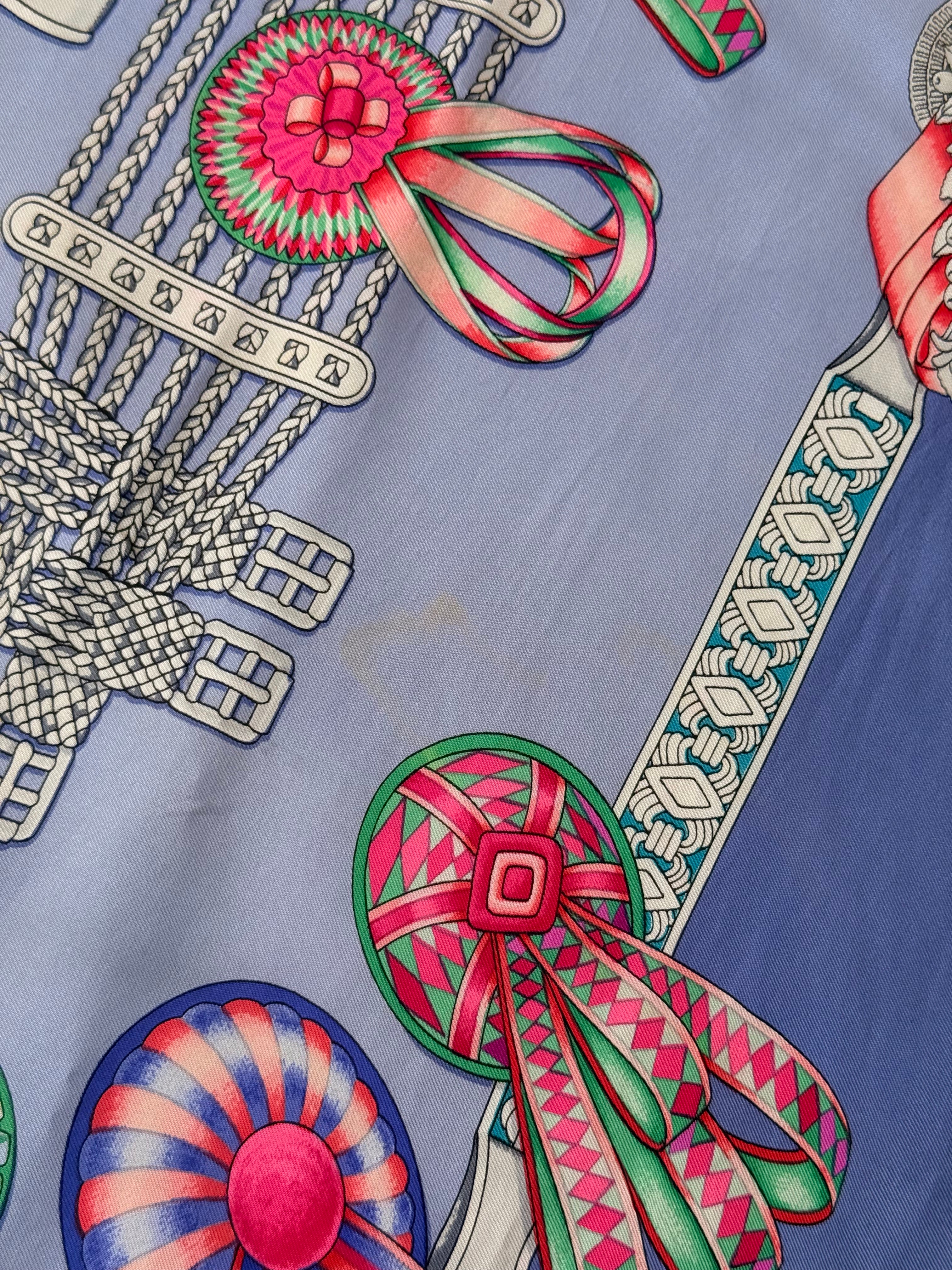 Foulard Hermès – Modèle Les Rubans Du Cheval