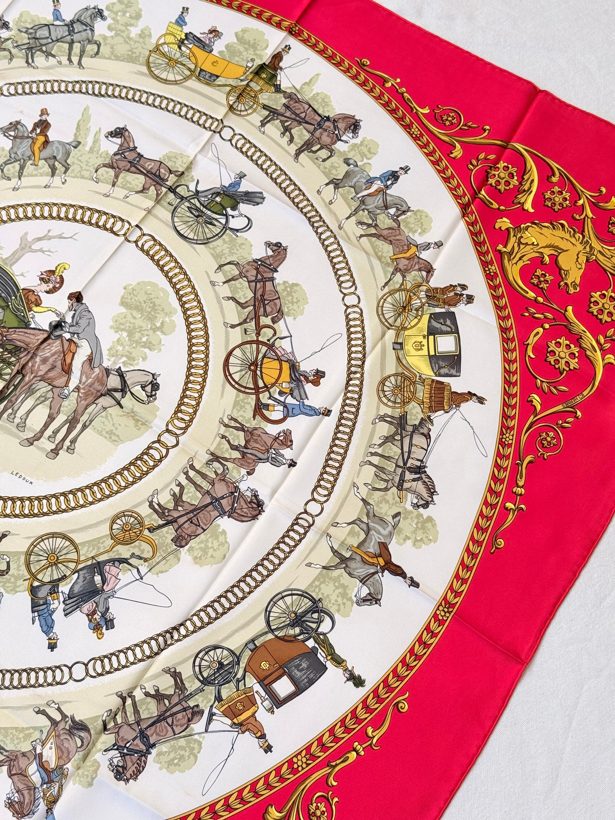 Foulard Hermès – Modèle Promenade de Longchamps