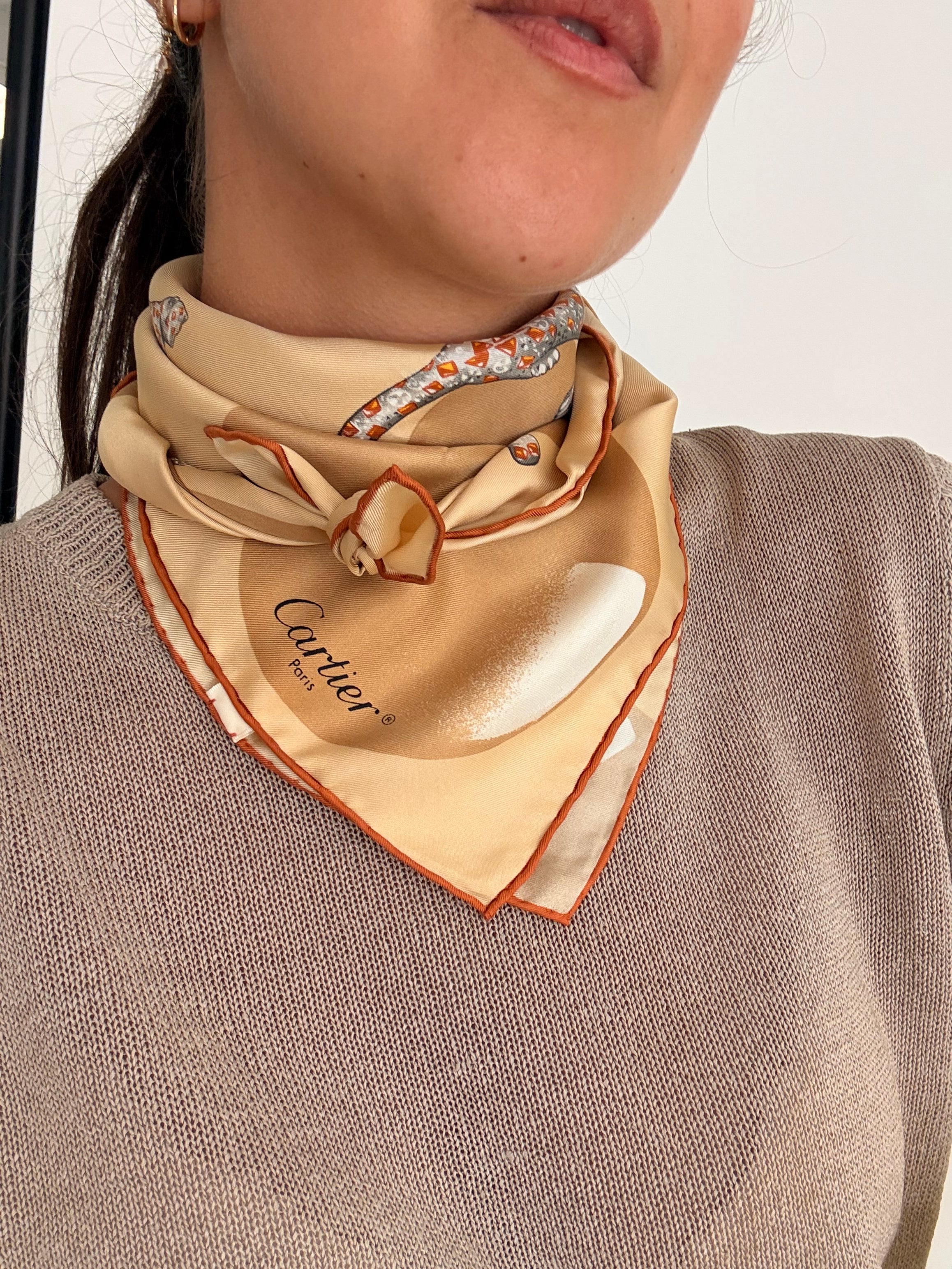 Foulard Cartier – Panthère joaillerie