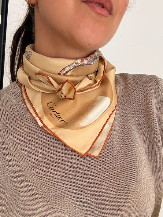 Foulard Cartier – Panthère joaillerie