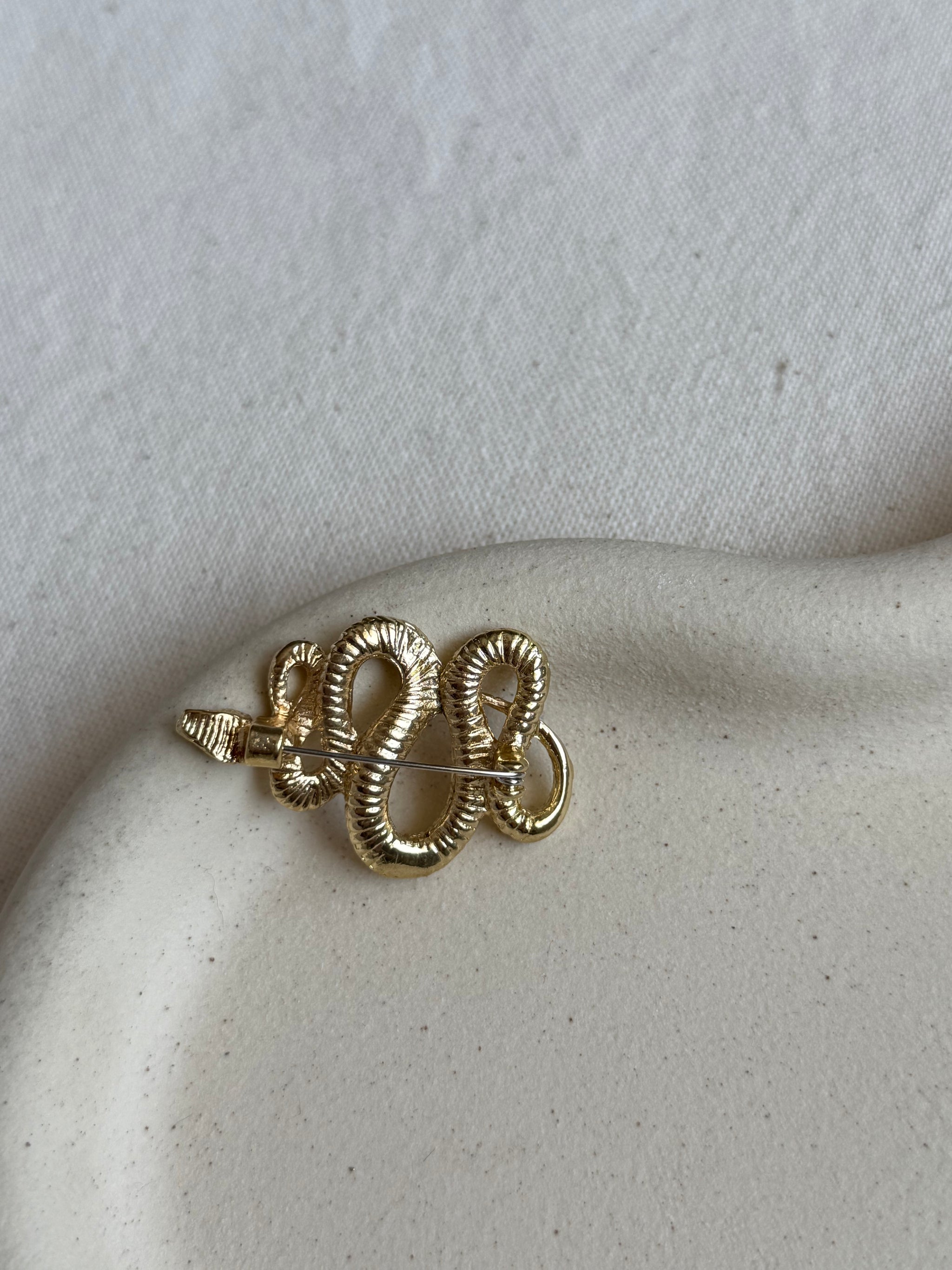 Broche serpent vintage