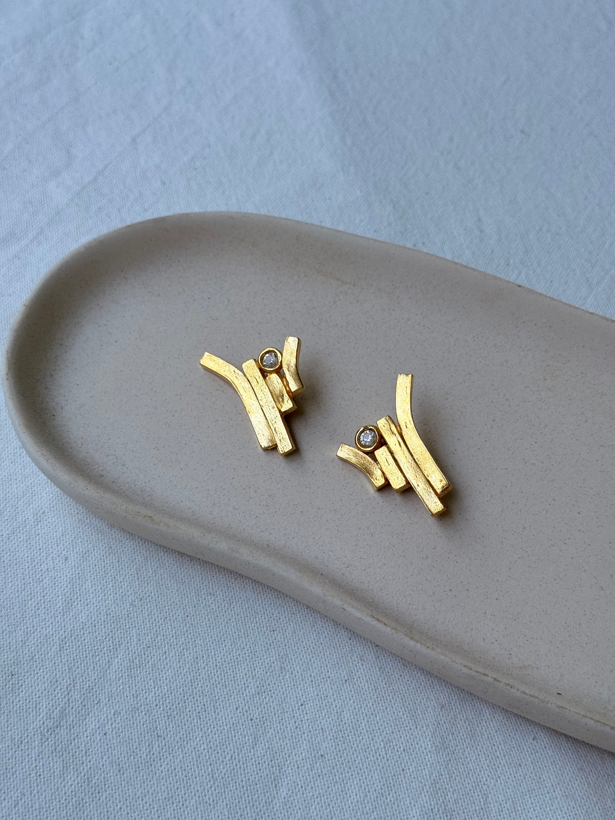Boucles d’oreilles Il Était Une Fois vintage - Design graphique