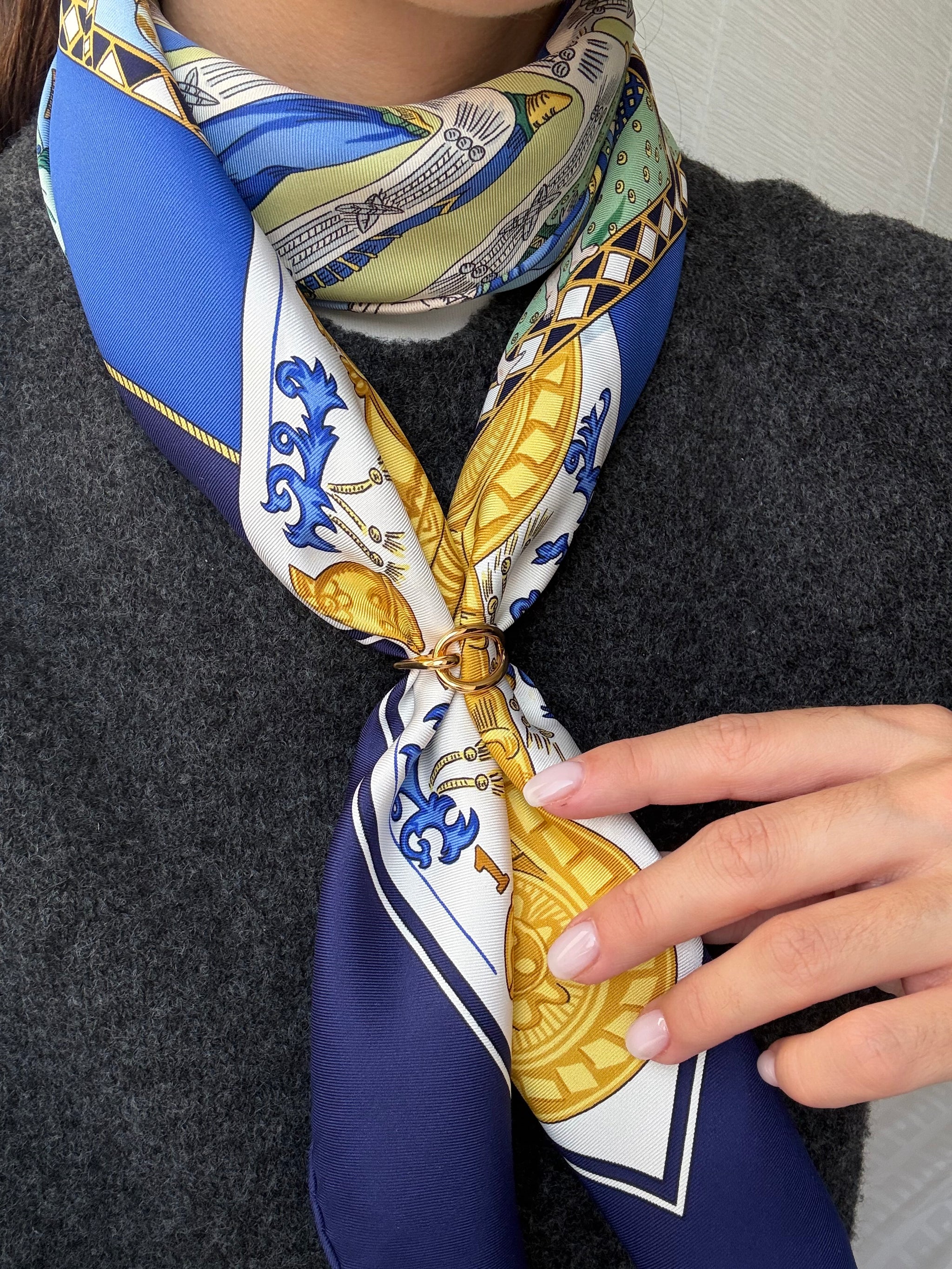 Anneau de foulard Hermès - modèle Jumbo