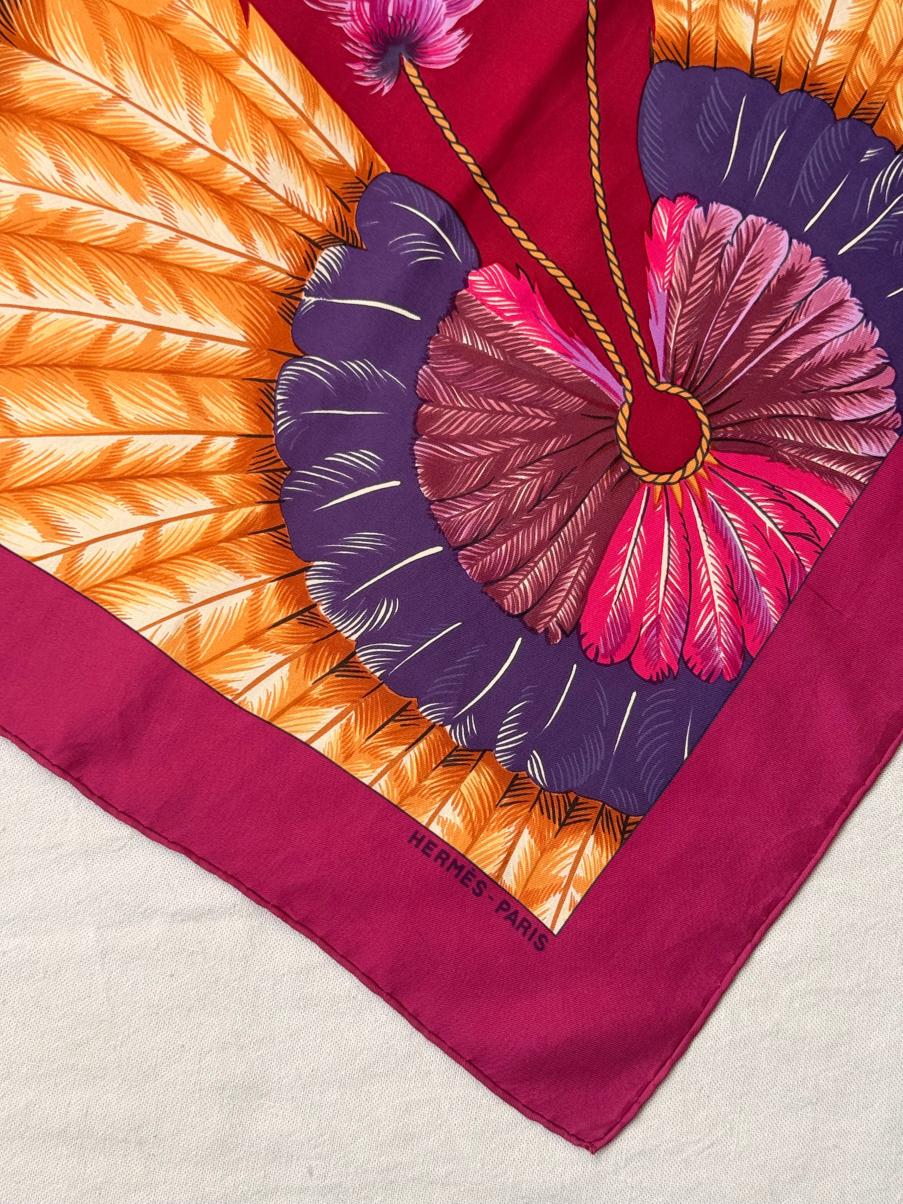 Foulard Hermès – Modèle Brazil (Détail)