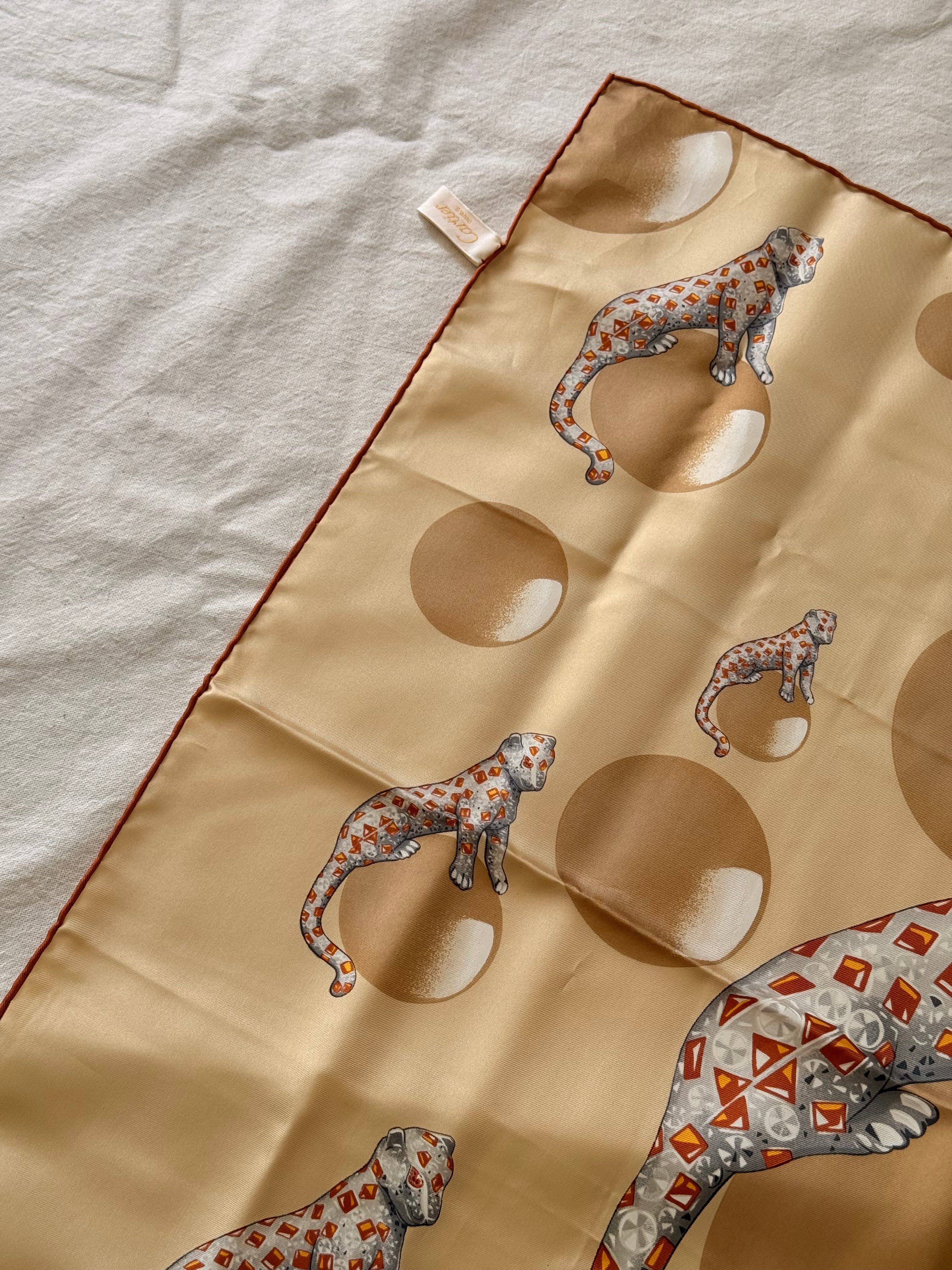 Foulard Cartier – Panthère joaillerie