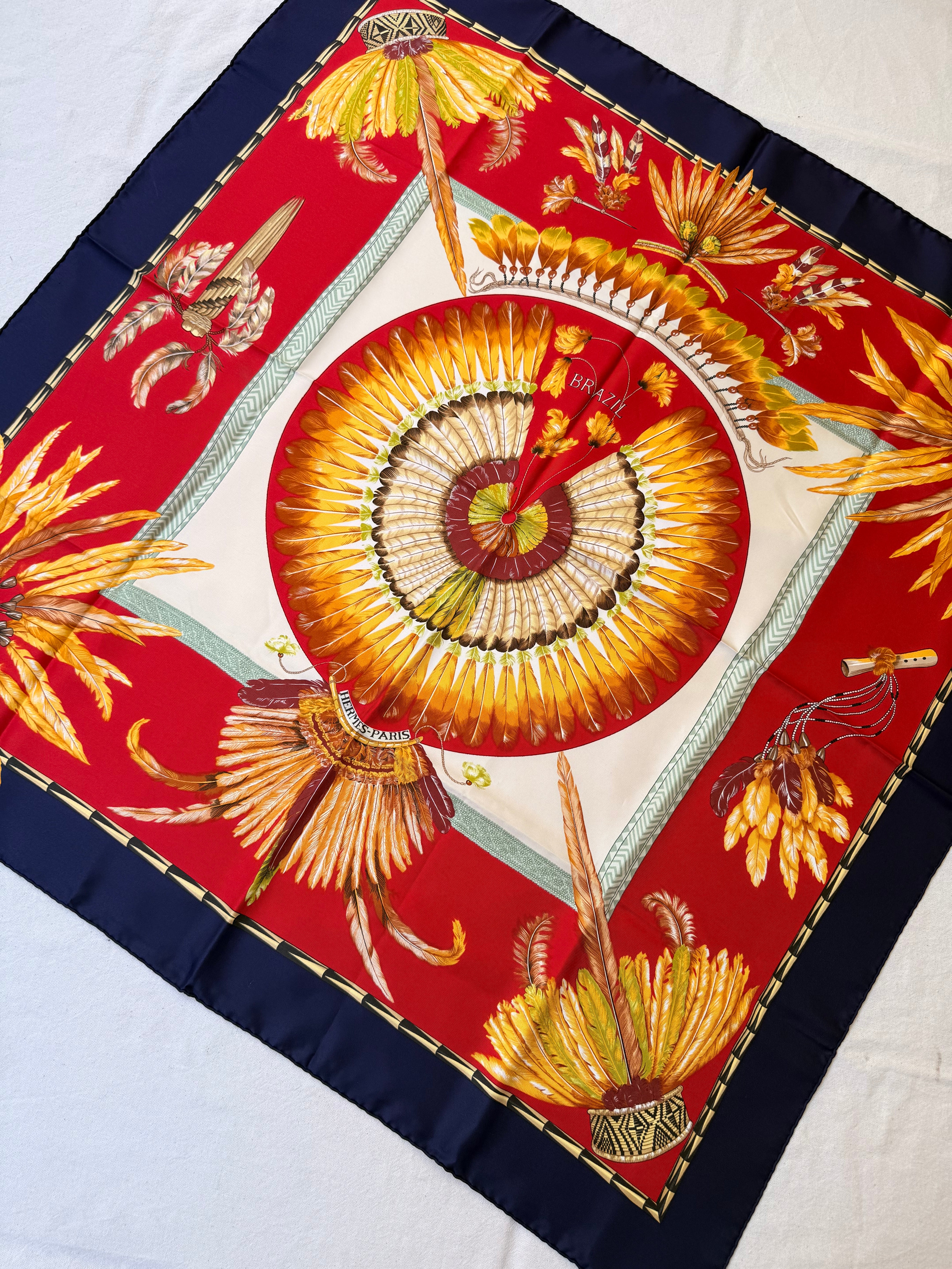 Foulard Hermès – Modèle Brazil