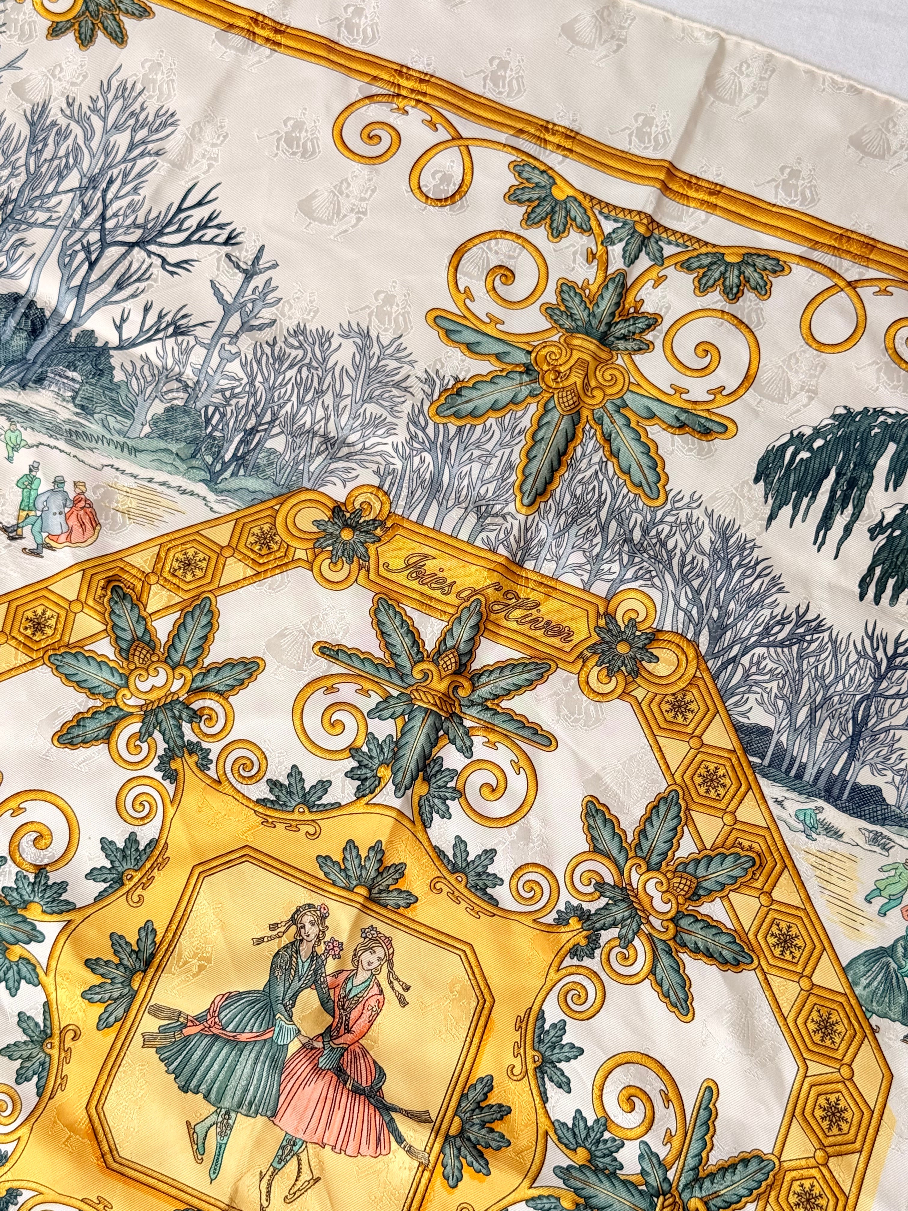 Foulard Hermès – Modèle Joies d'hiver