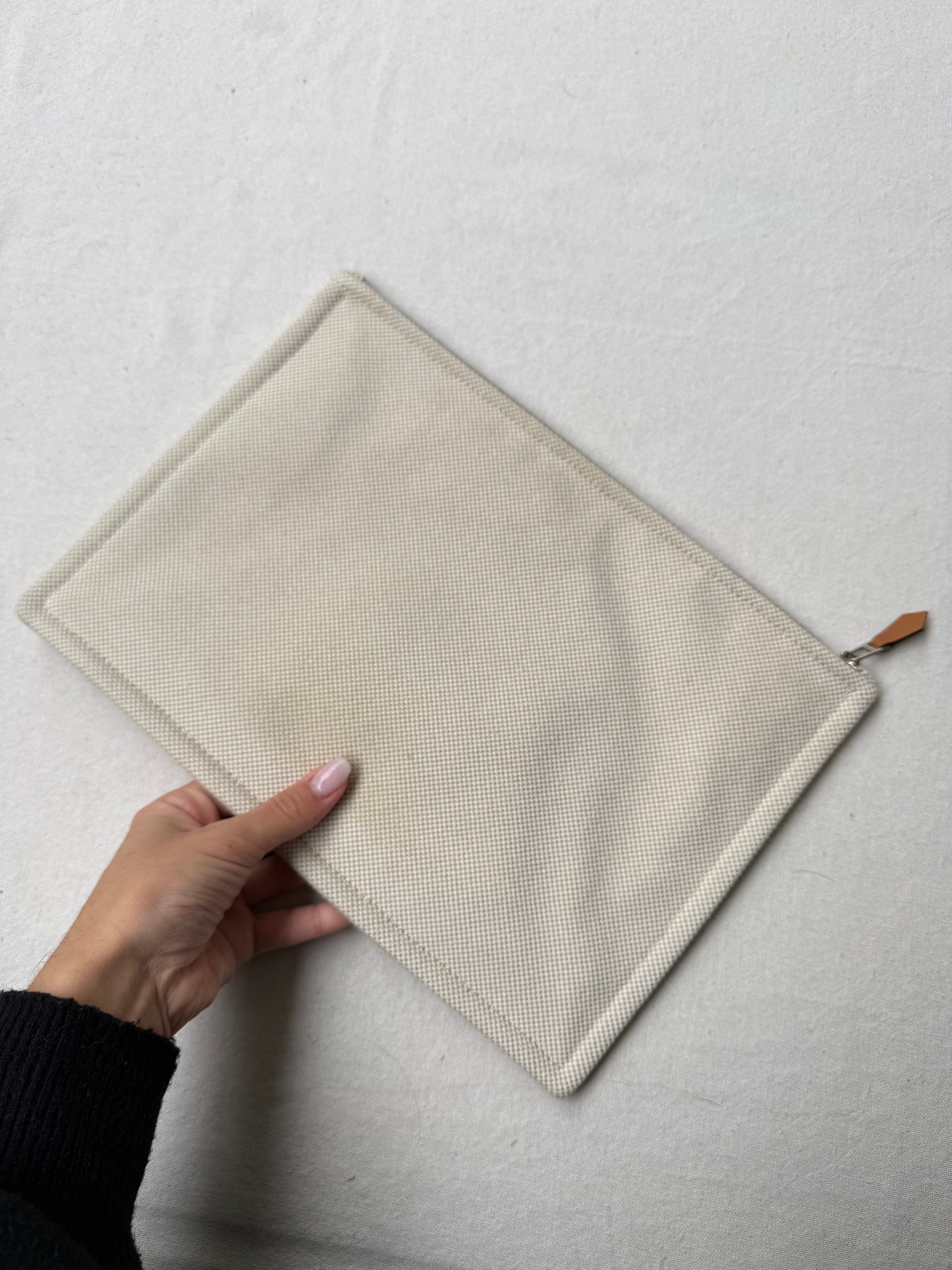 Trousse Hermès - Tissu flat H