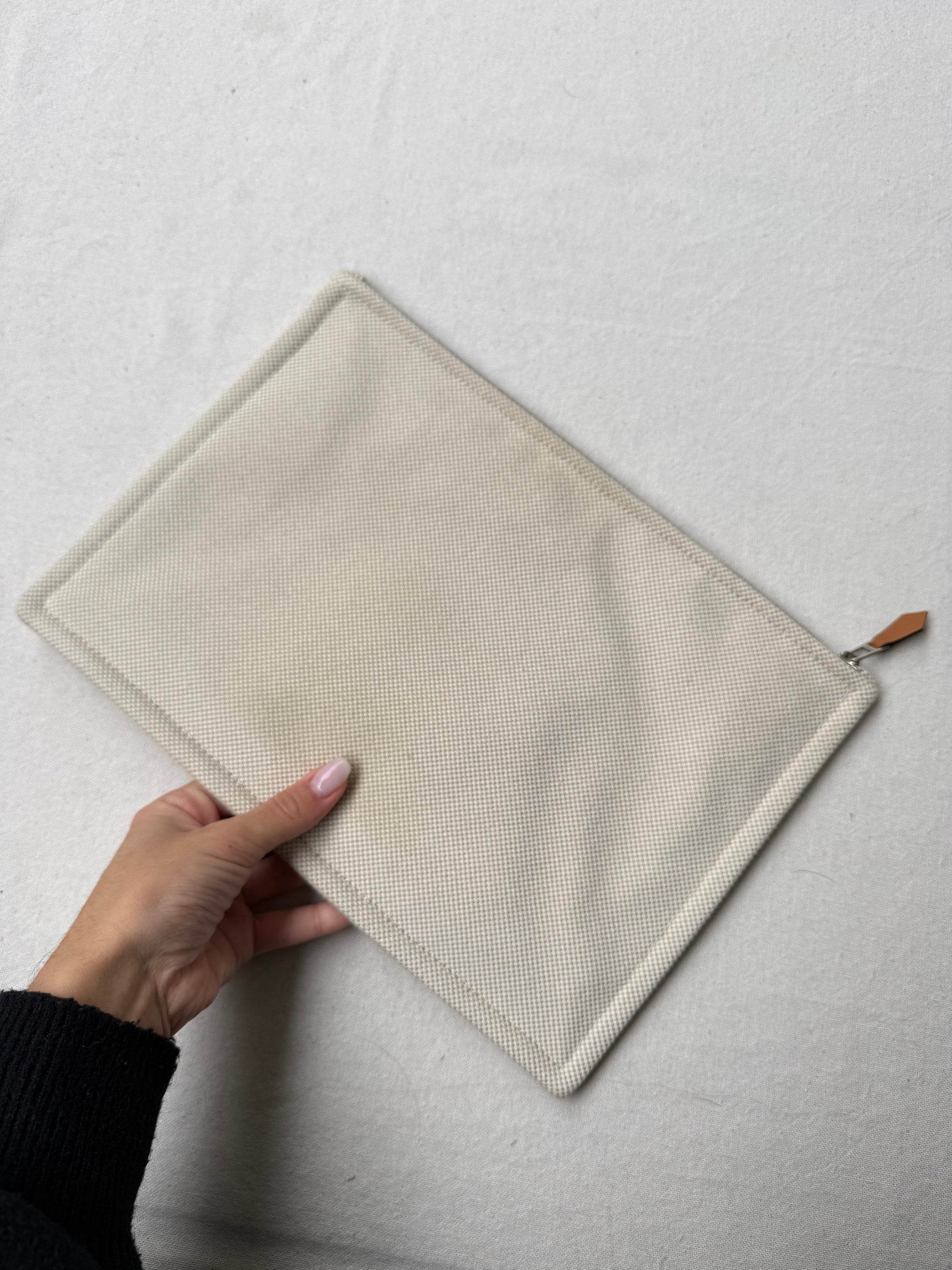 Trousse Hermès - Tissu flat H