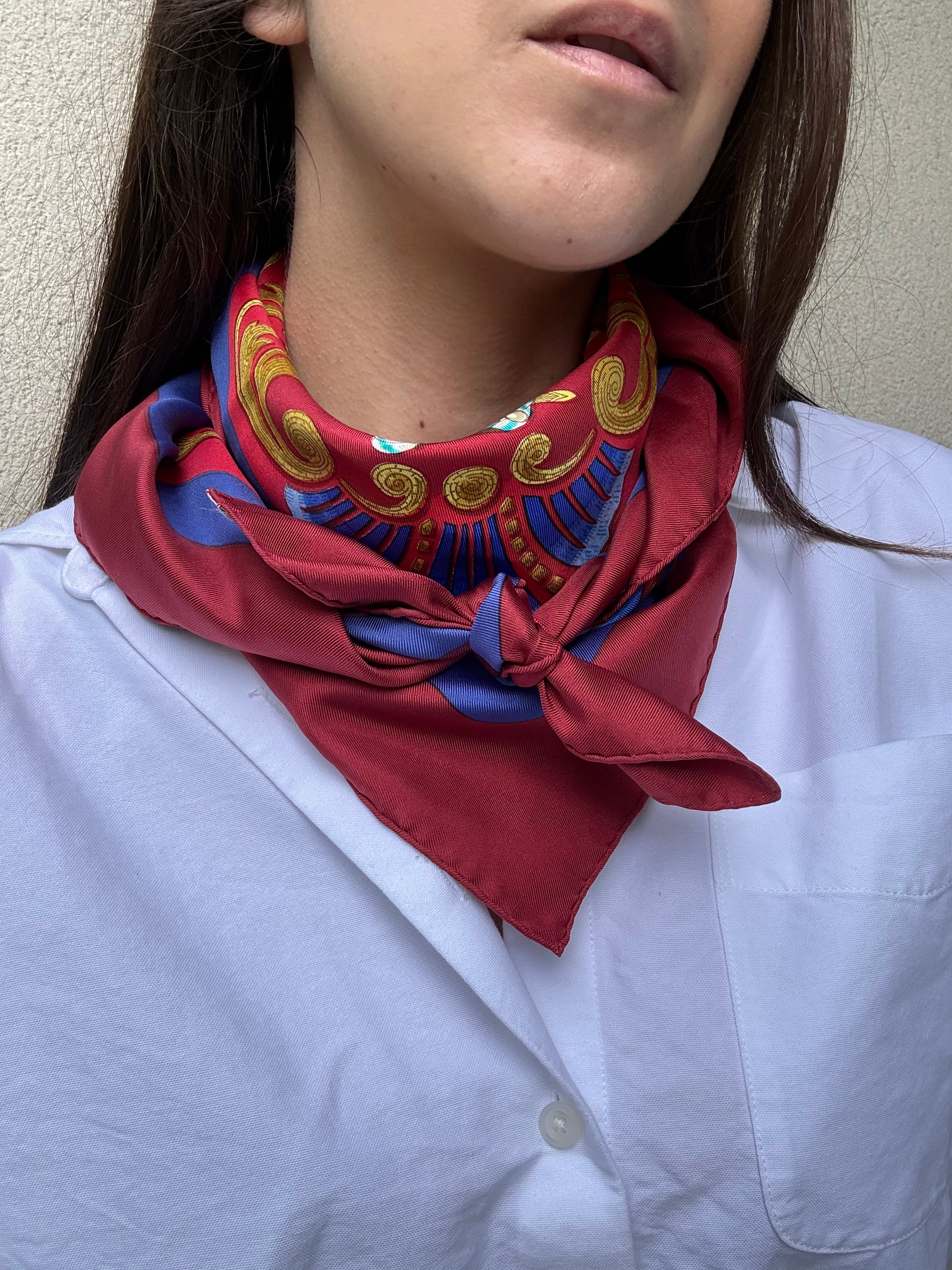 Hermès Scarf – Turkish Horse Design