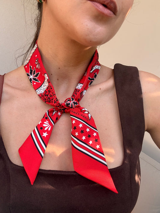 Twilly Hermès – Modèle Les Léopards