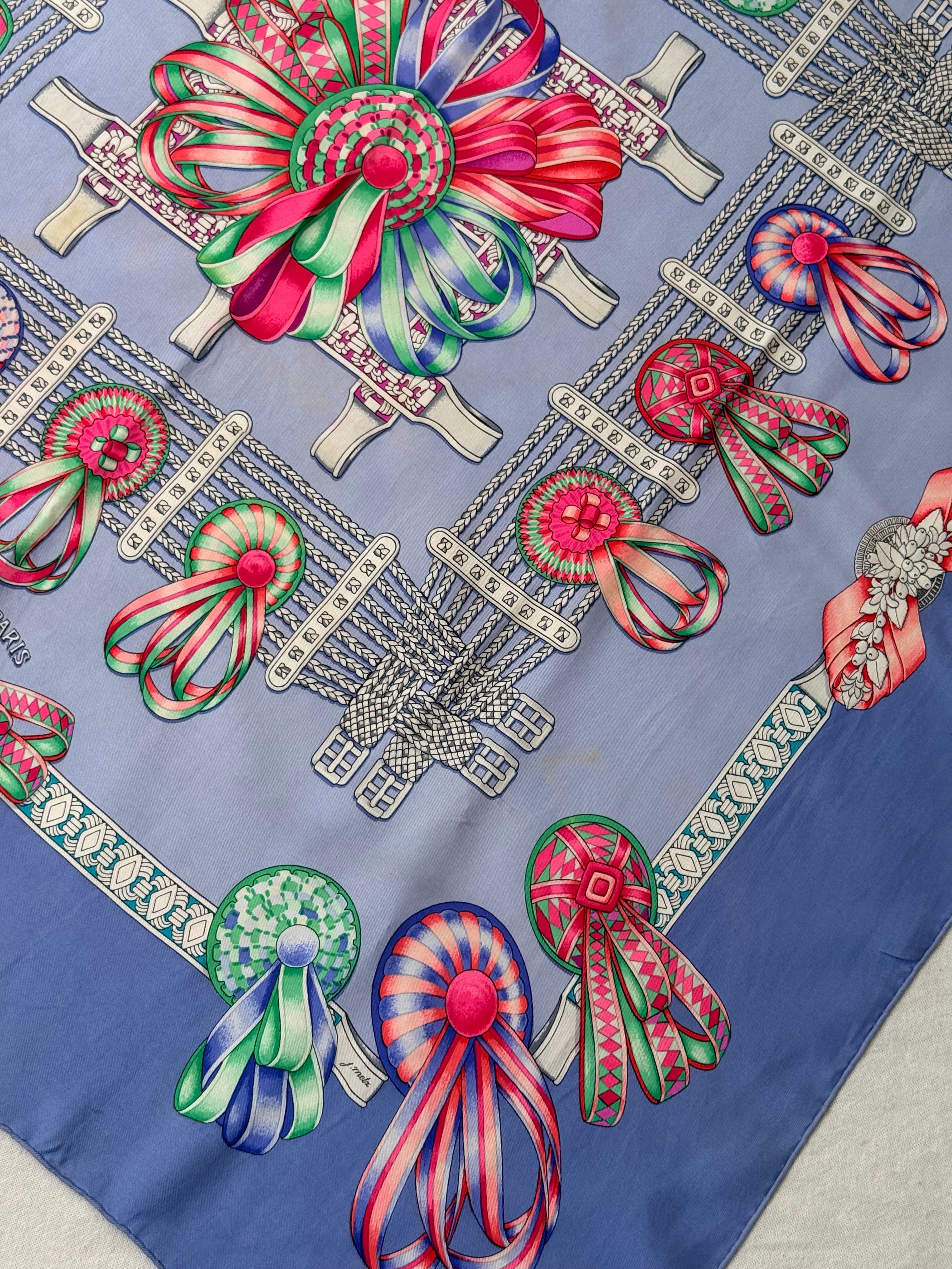Foulard Hermès – Modèle Les Rubans Du Cheval