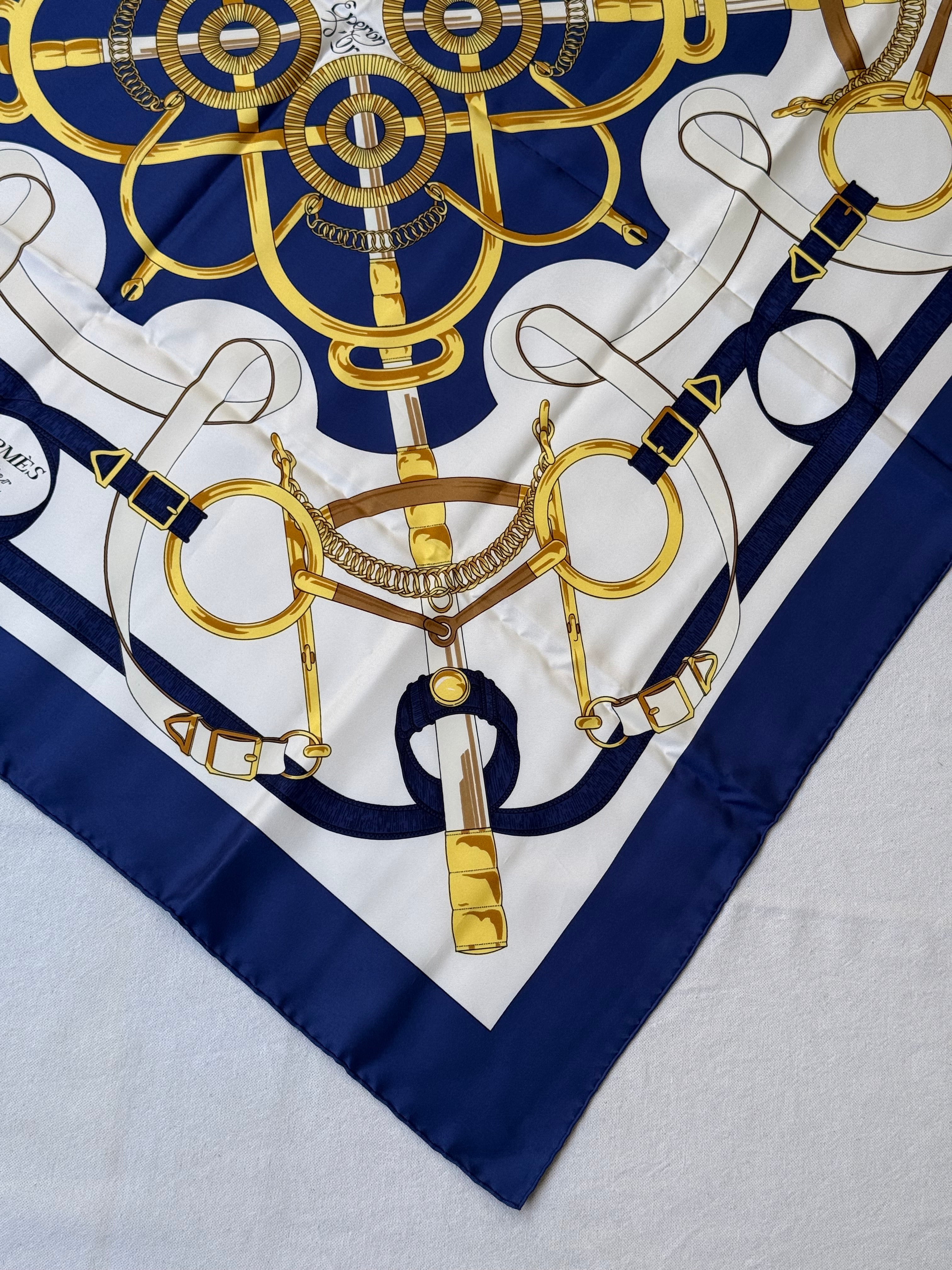 Foulard Hermès – Modèle Éperon d’Or