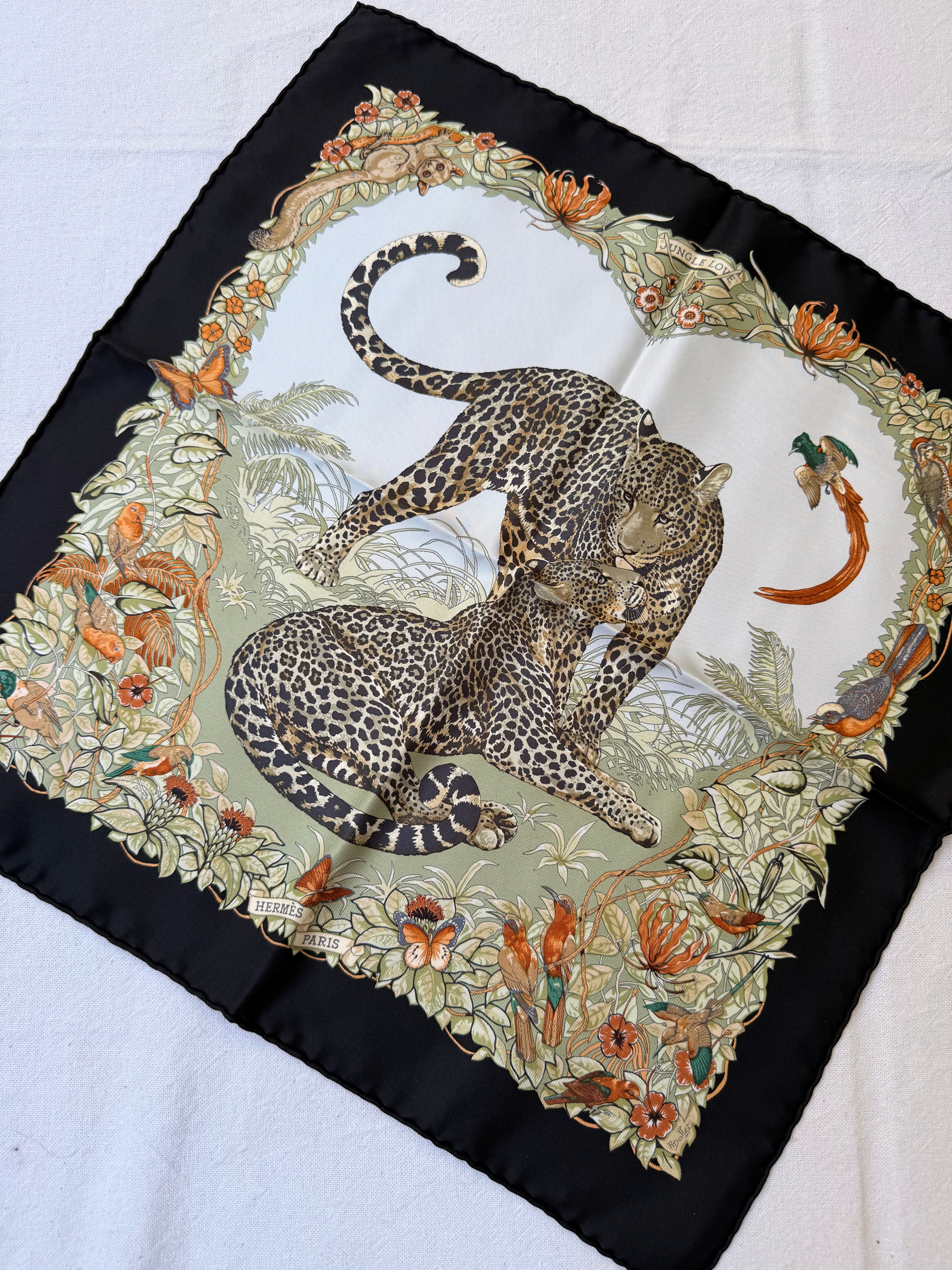 Gavroche Hermès – Modèle Jungle Love