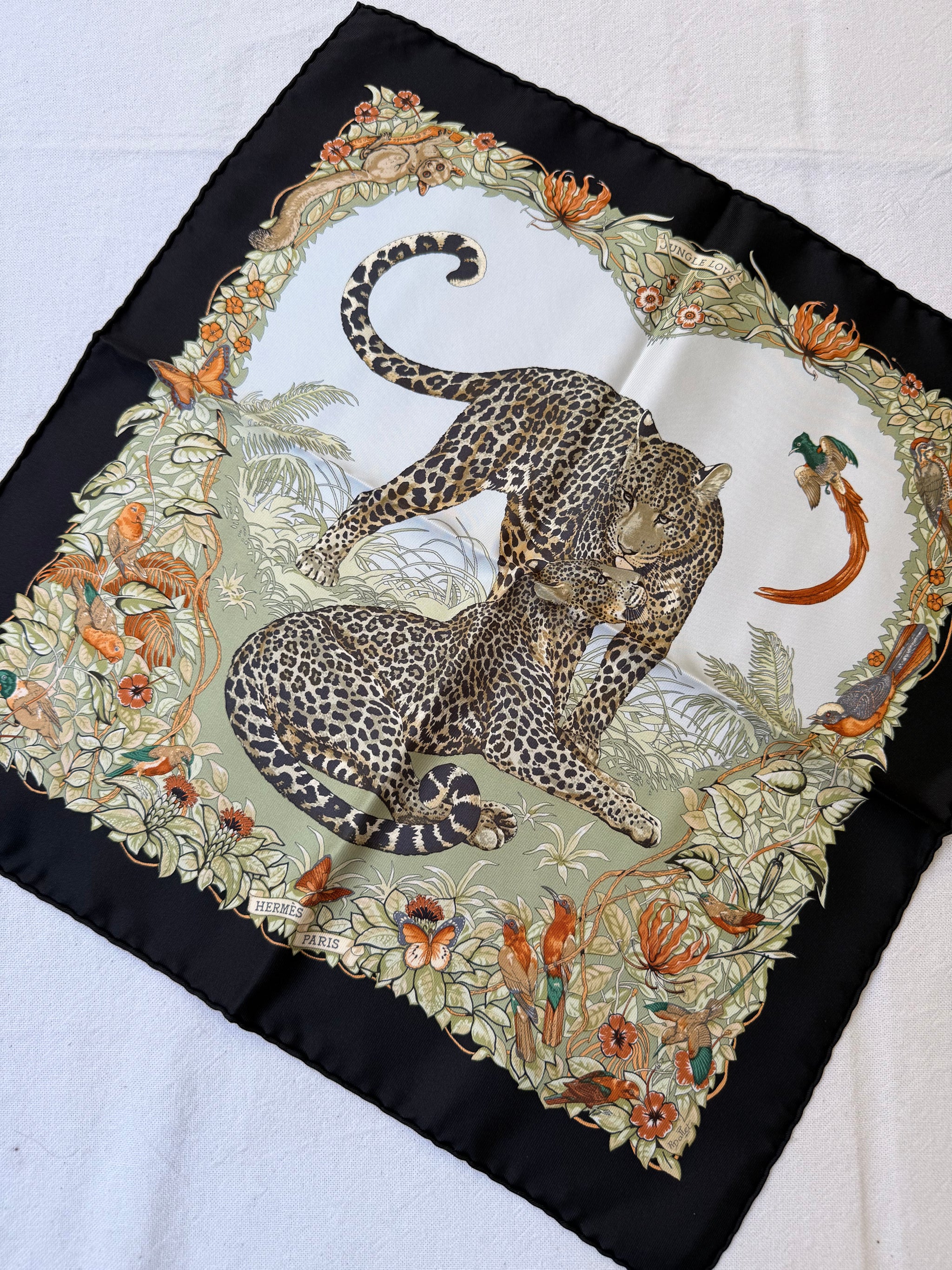 Gavroche Hermès – Modèle Jungle Love