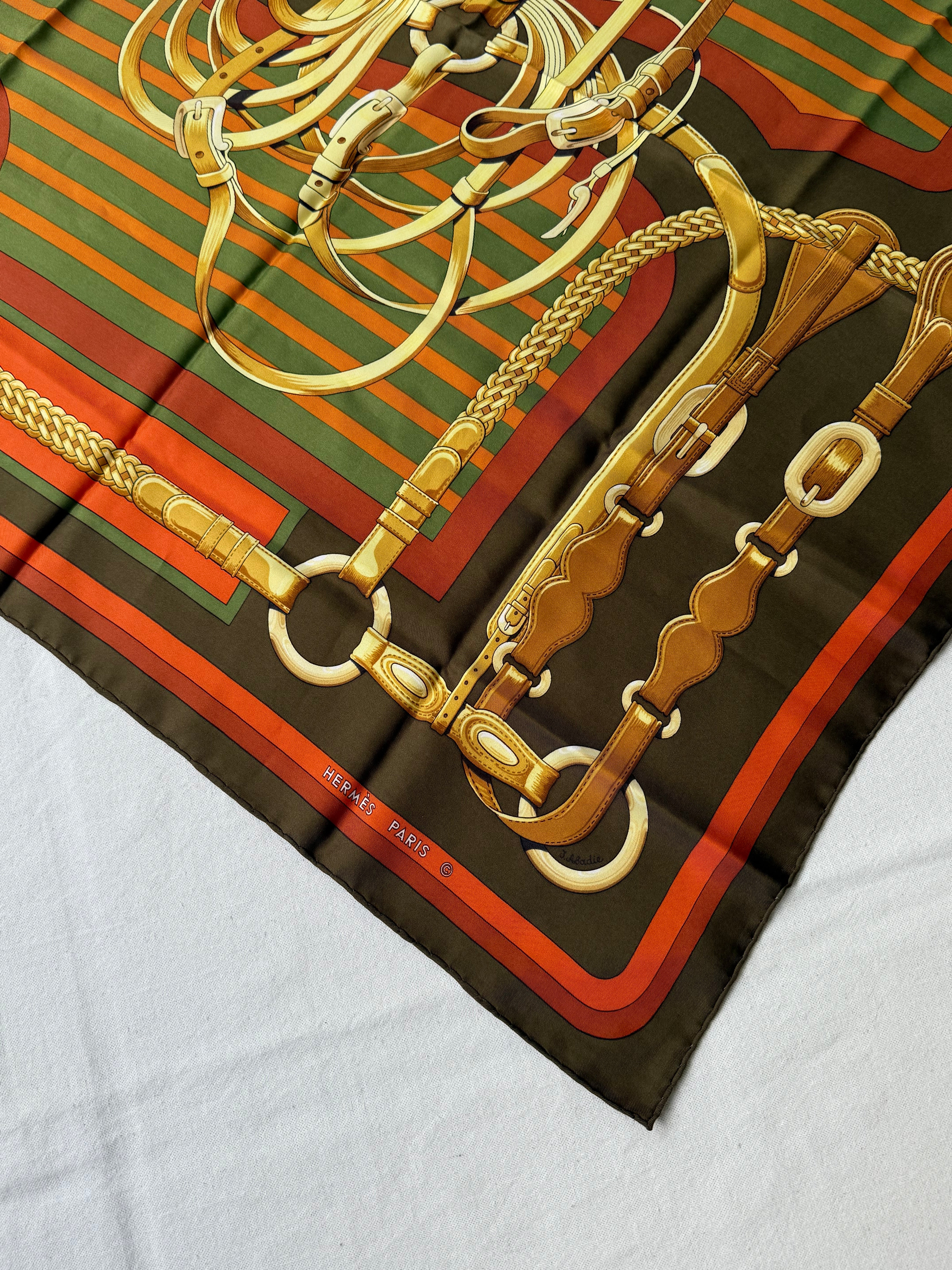 Foulard Hermès – Modèle Coaching