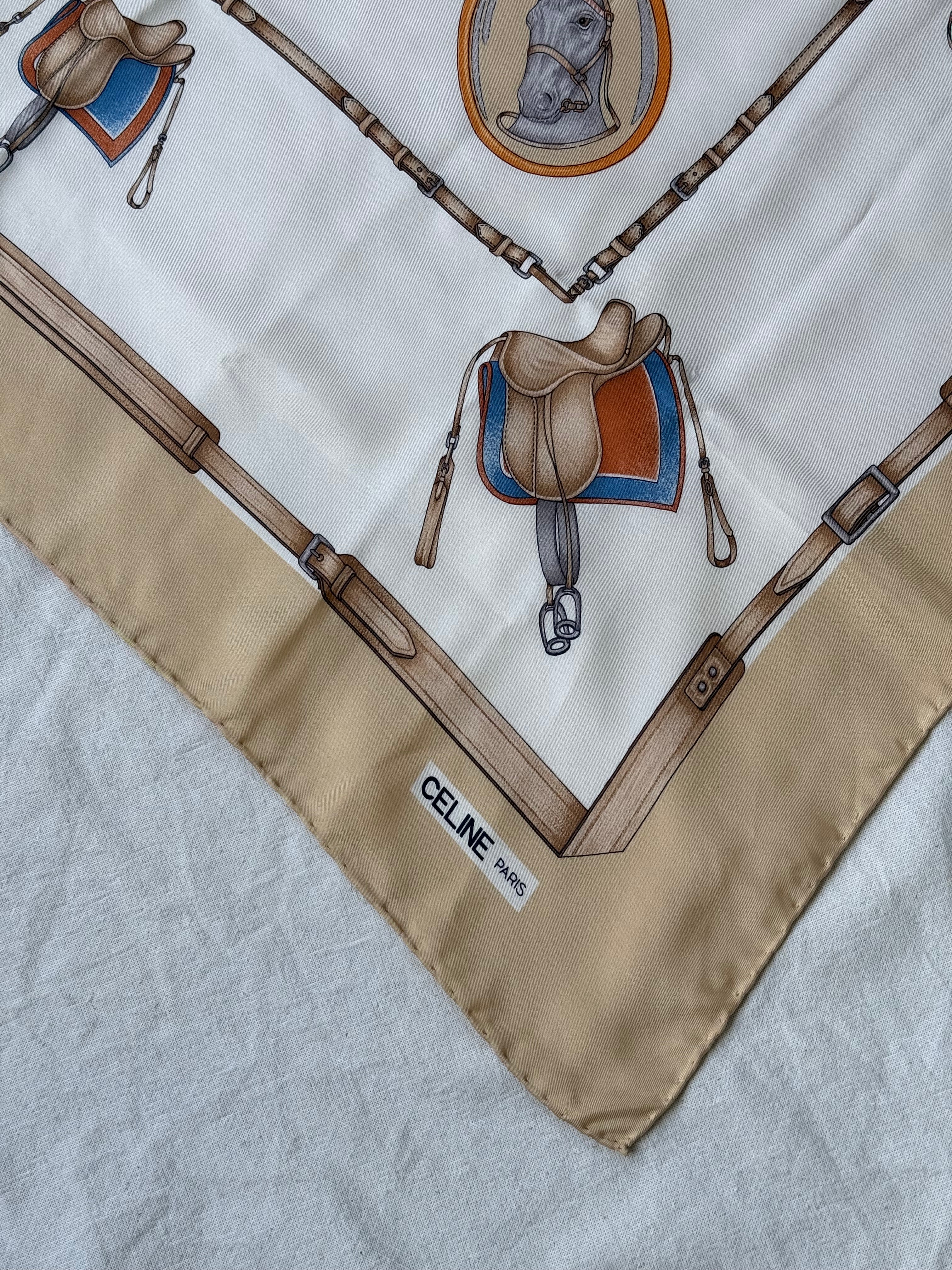 Céline Scarf – Equestrian and Ribbons Theme